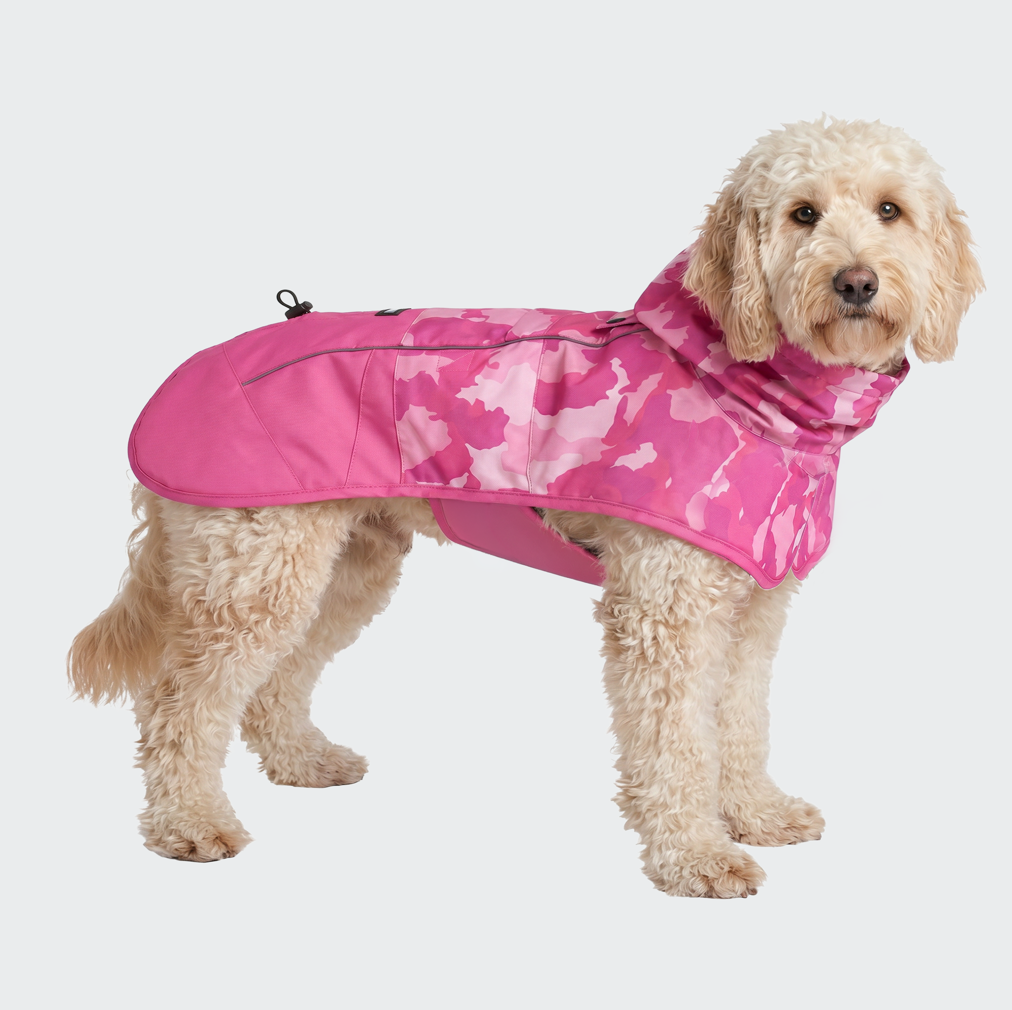 Breatheshield™ Dog Raincoat - Camo Pink - Image 4