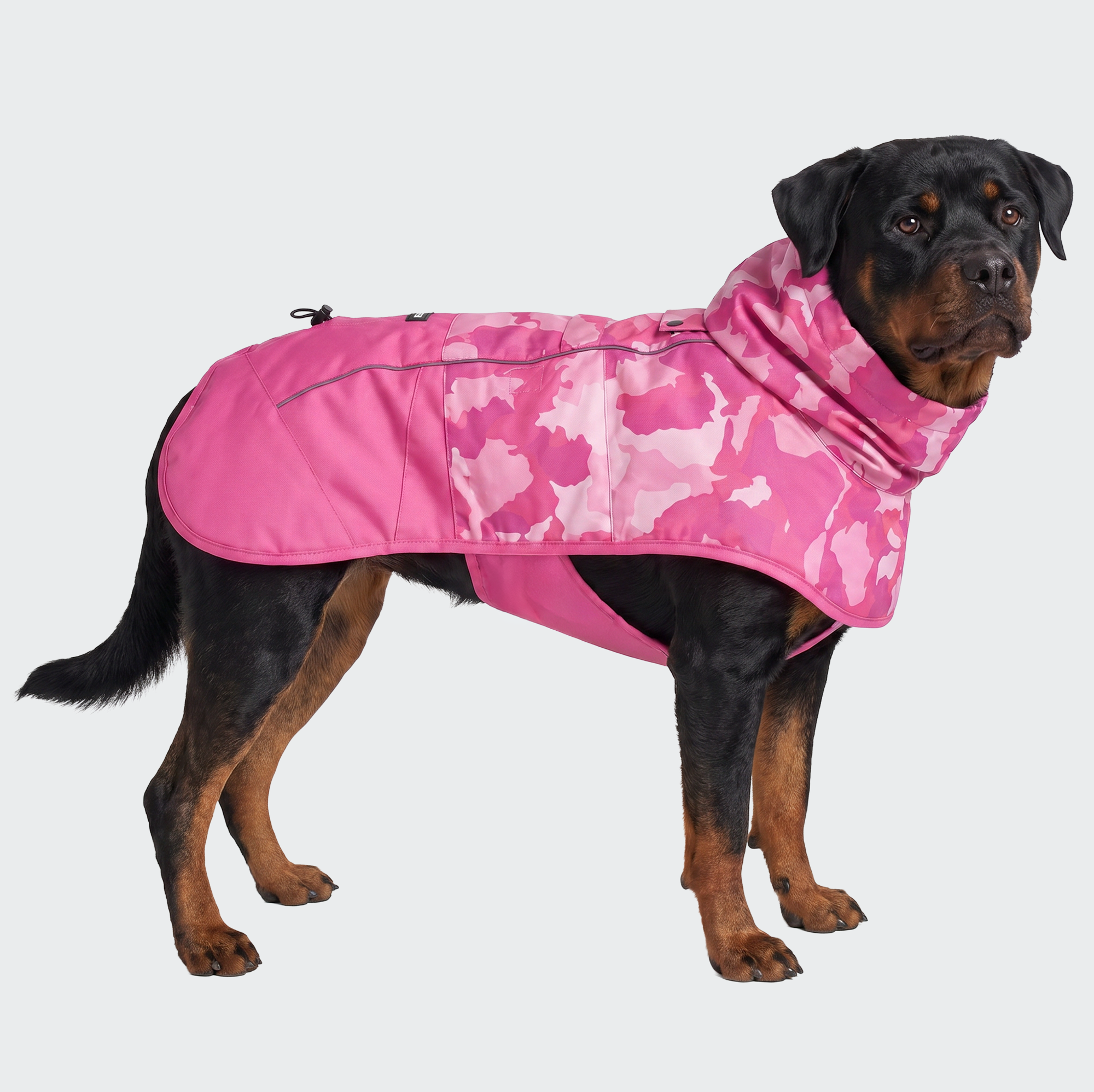 Breatheshield™ Dog Raincoat - Camo Pink - Image 5