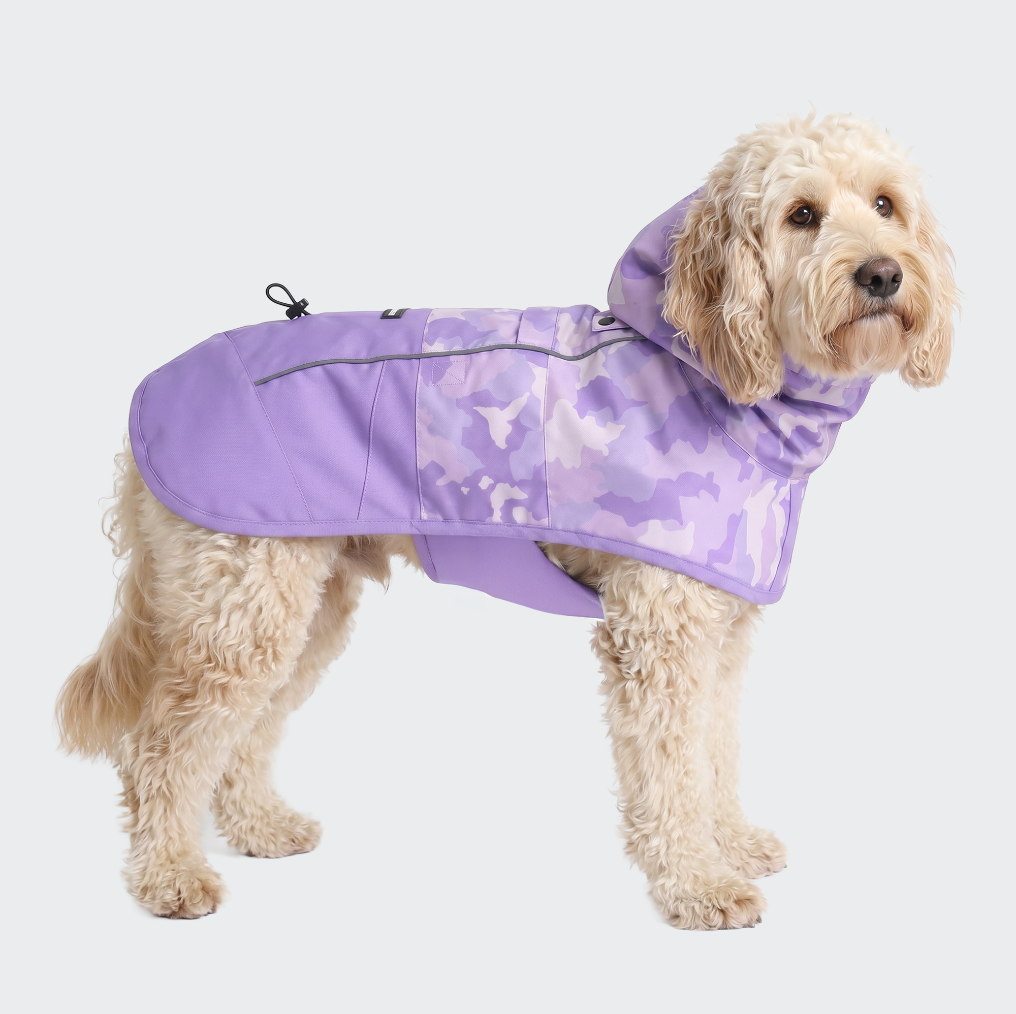 Breatheshield™ Dog Raincoat - Camo Purple - Image 3