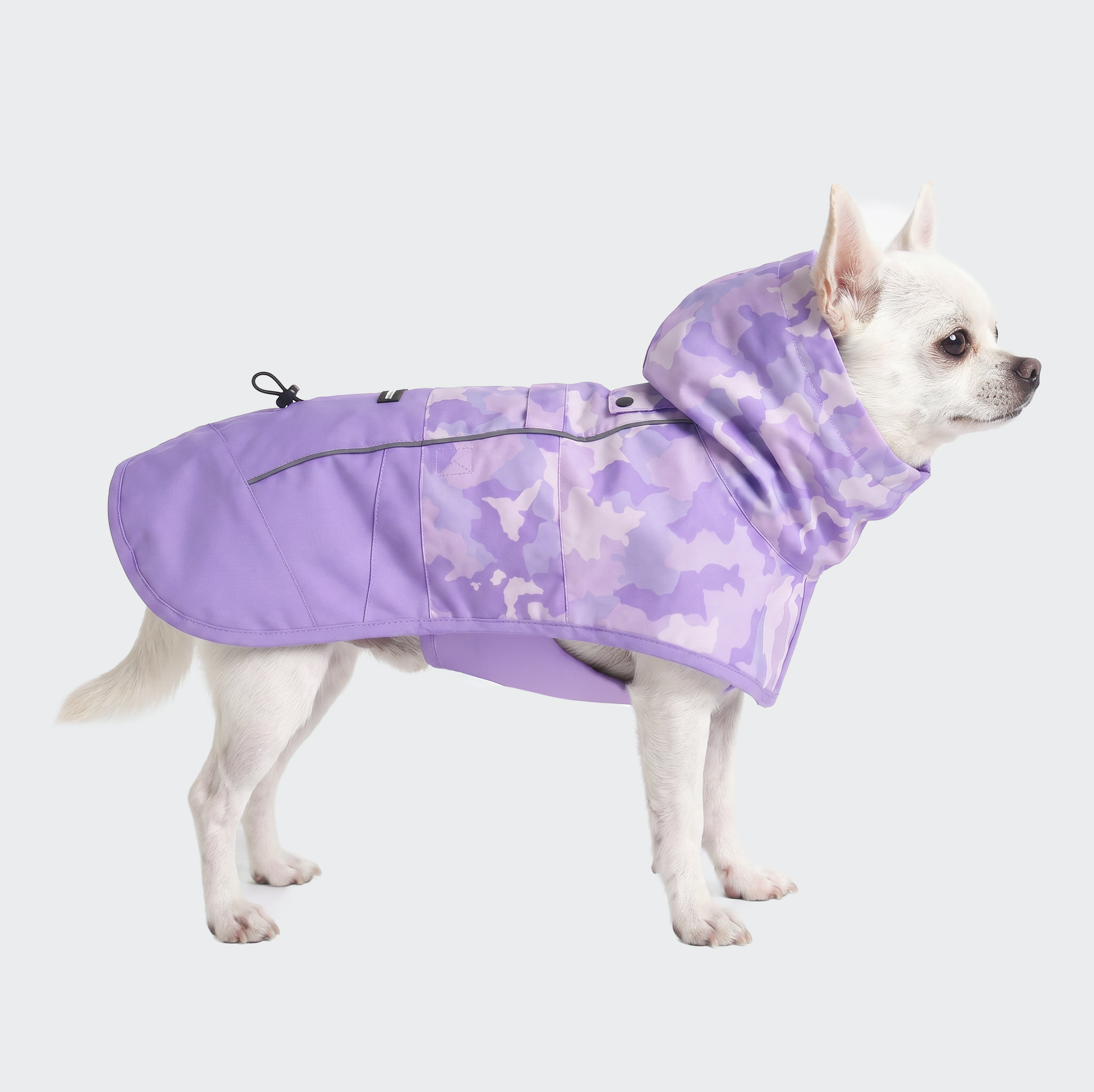 Breatheshield™ Dog Raincoat - Camo Purple - Image 2