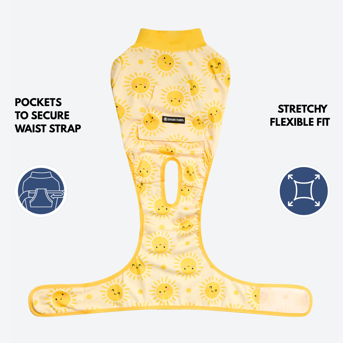 Dog Surgical Suit - Sunshine - Image 9