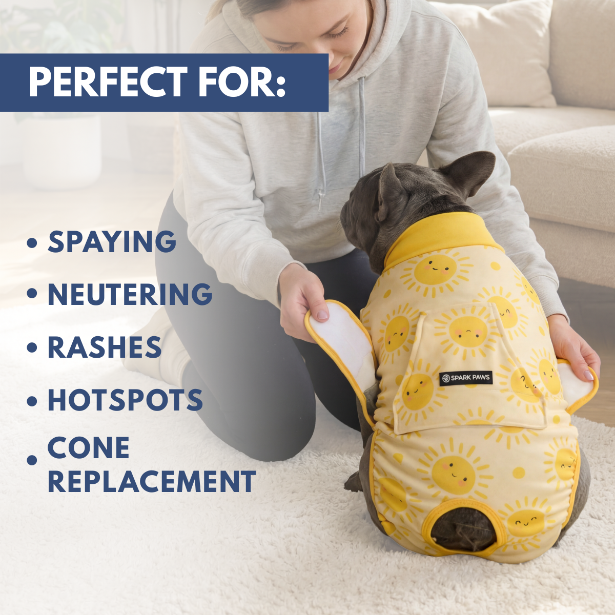 Dog Surgical Suit - Sunshine - Image 7