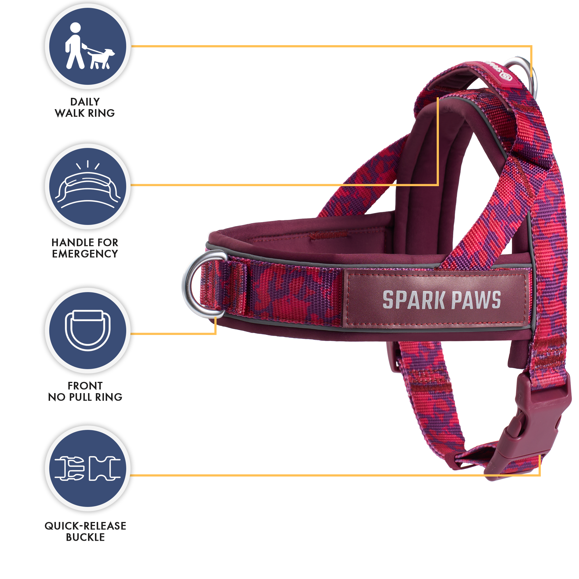 Grab & Go Harness - Fuchsia Camo - Image 9