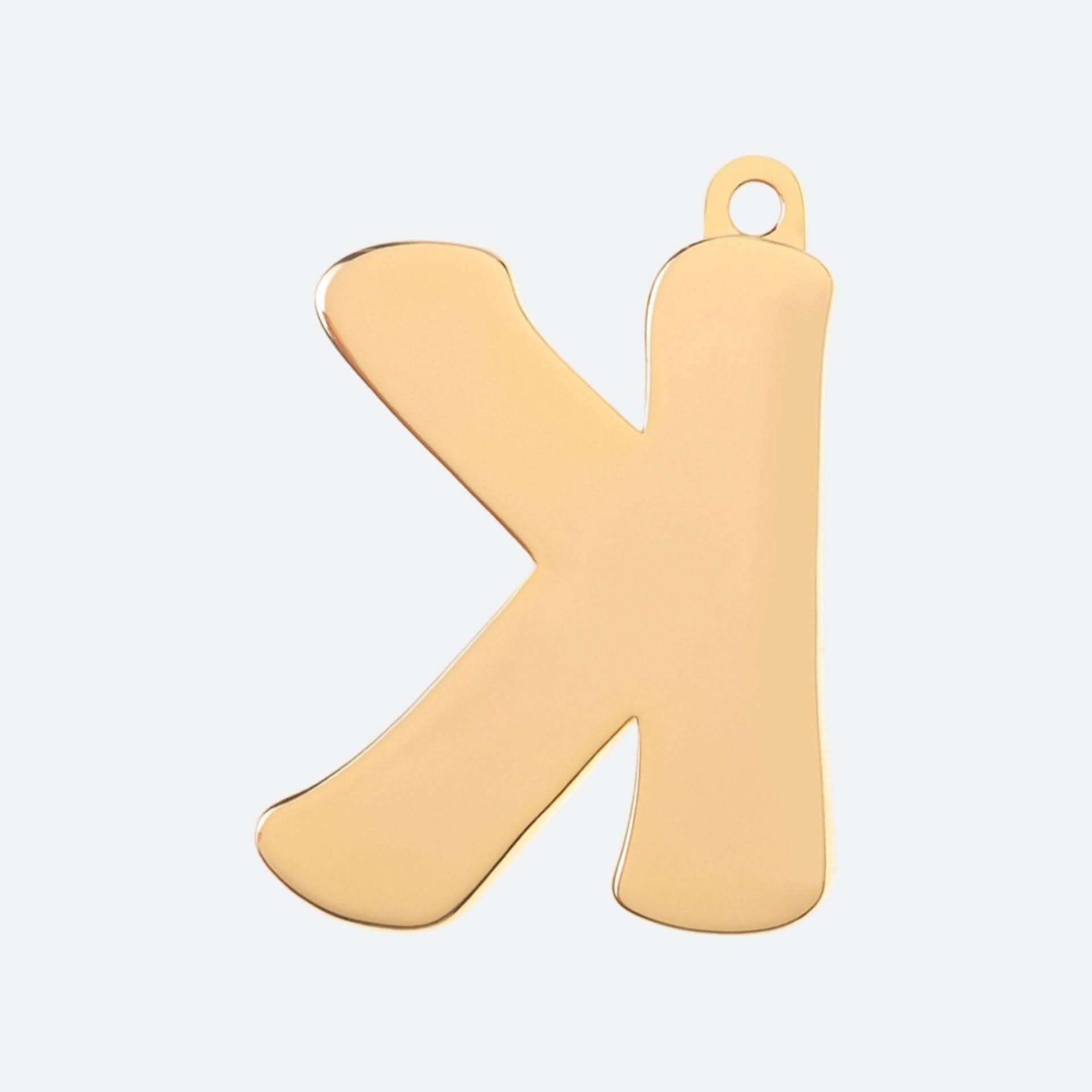 Initial Letter Jewelry Tag - K - Image 5
