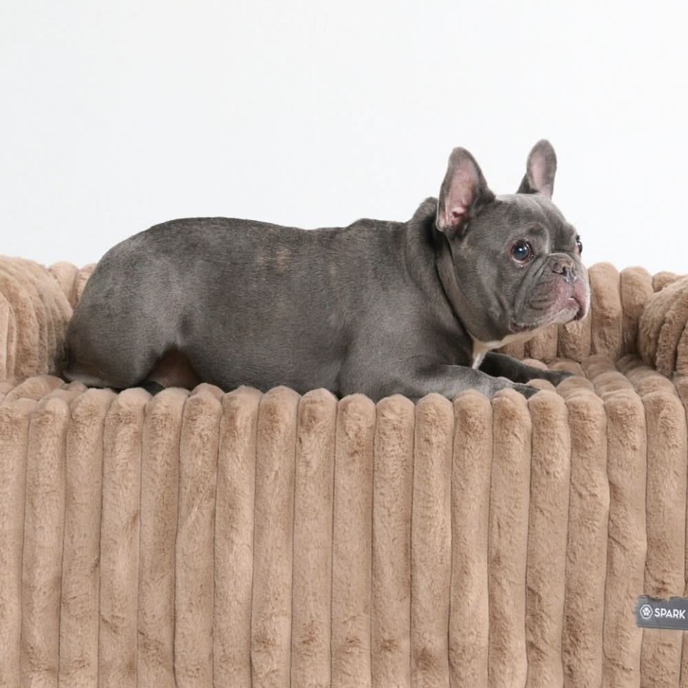 Luxury Couch Cover Dog Bed - Brown - Image 3