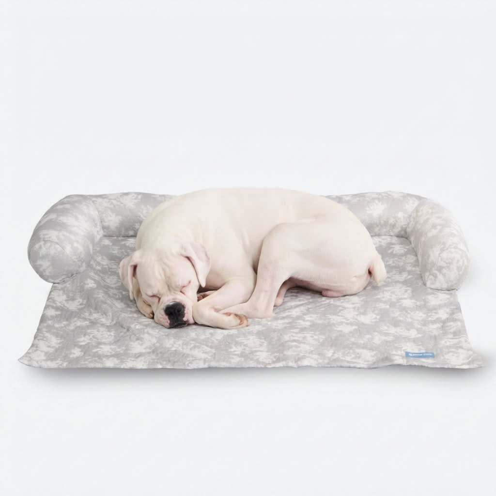Frostcore™ Cooling Couch Cover Dog Bed - Clouds Grey - Image 6