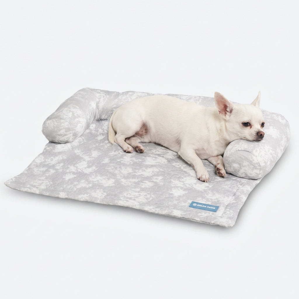 Frostcore™ Cooling Couch Cover Dog Bed - Clouds Grey - Image 3