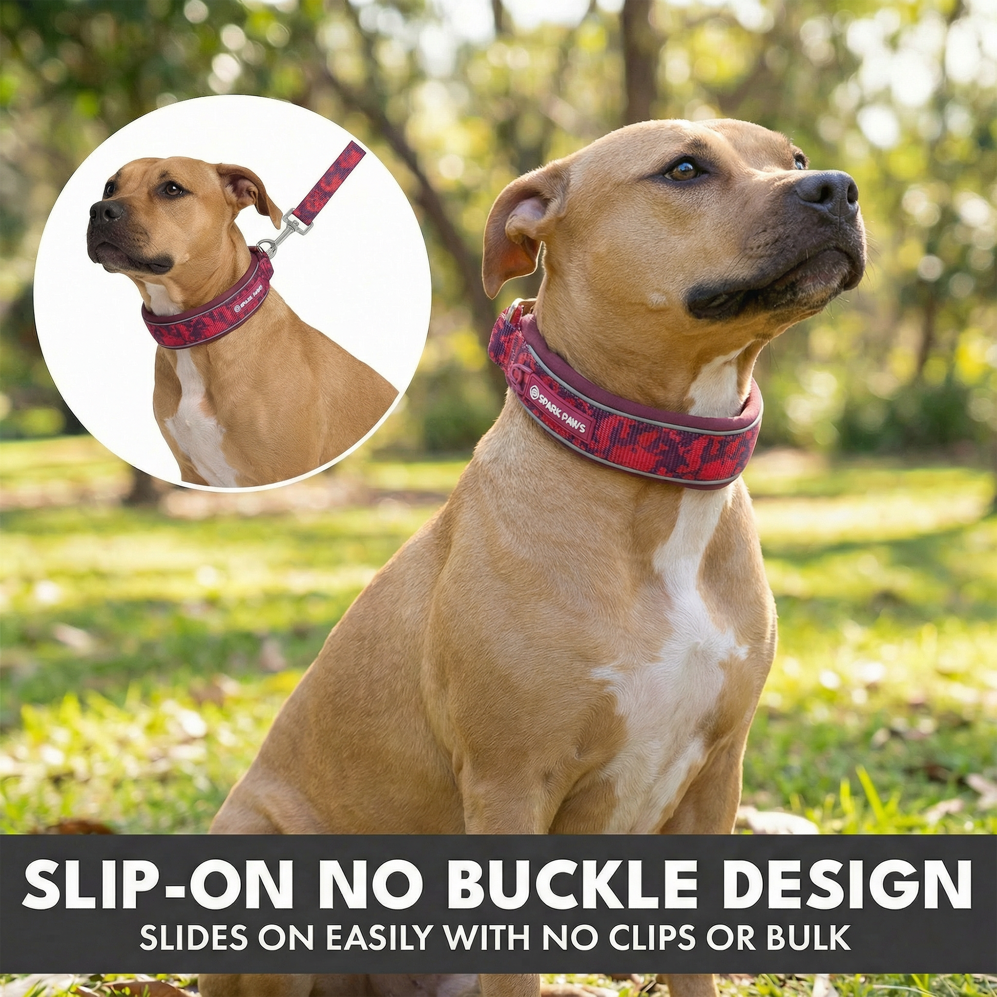 Martingale Collar and Multipurpose Leash Set - Fuchsia Camo - Image 5