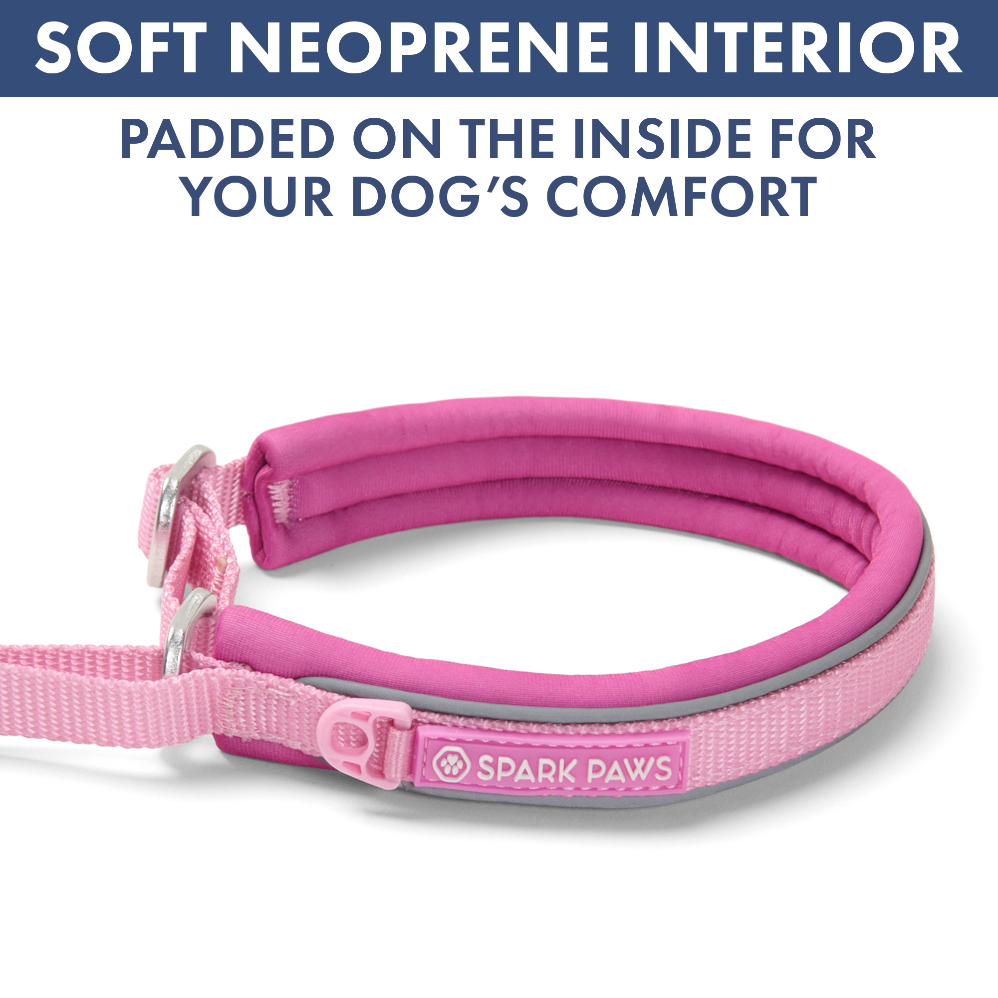 Martingale Collar and Multipurpose Leash Set - Pink - Image 6