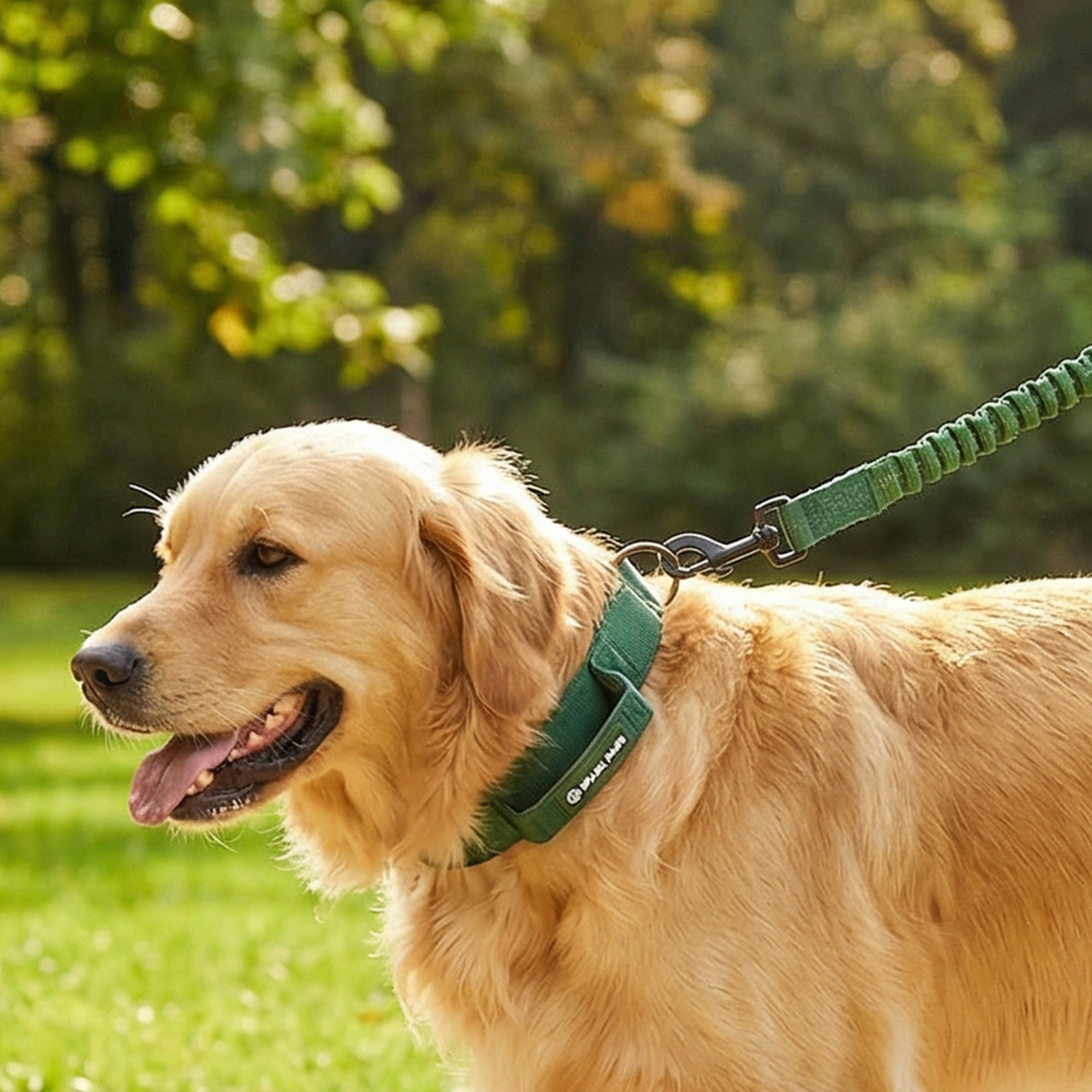 Martingale Collar and Multipurpose Leash Set - Army Green - Image 10