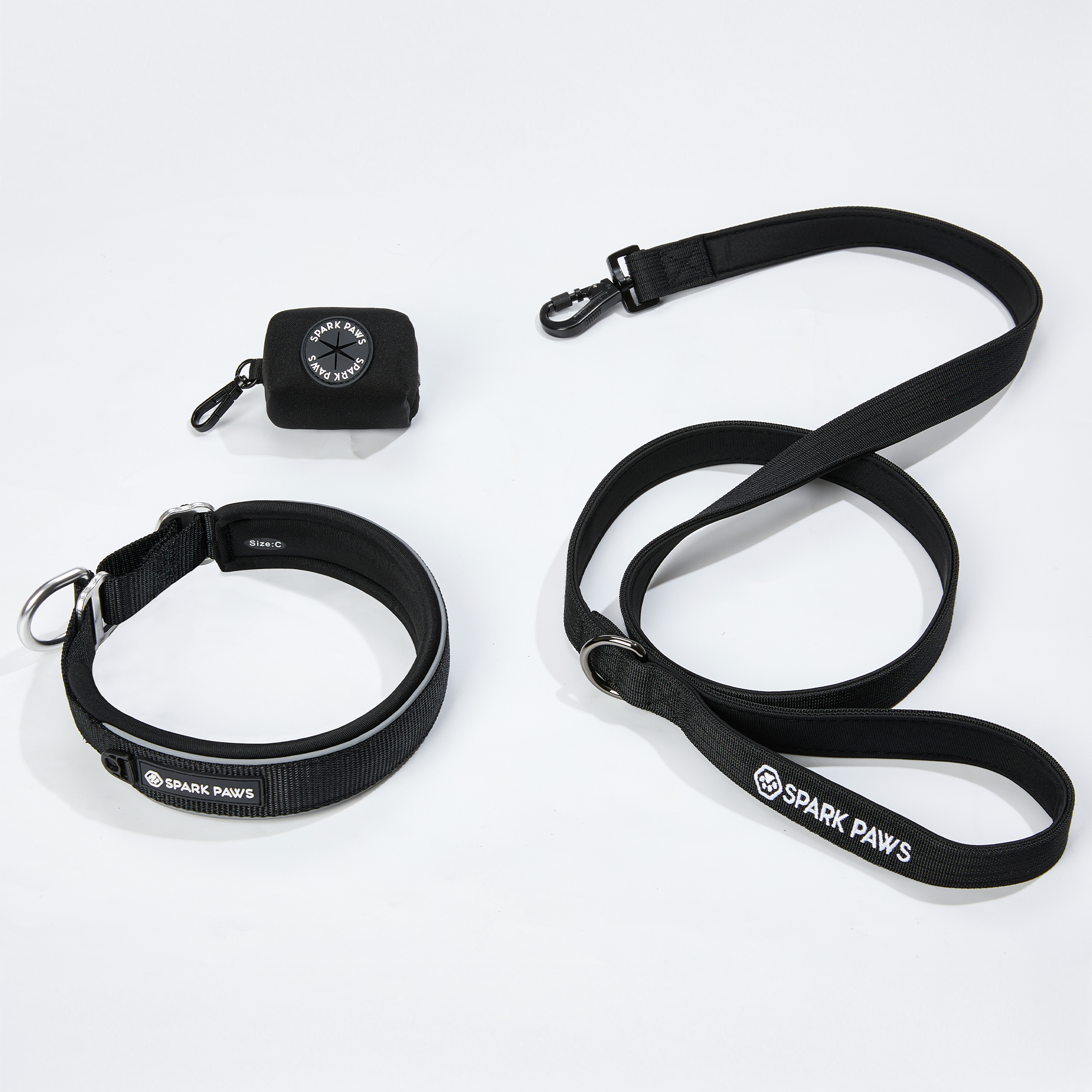 Martingale Collar Set - Black