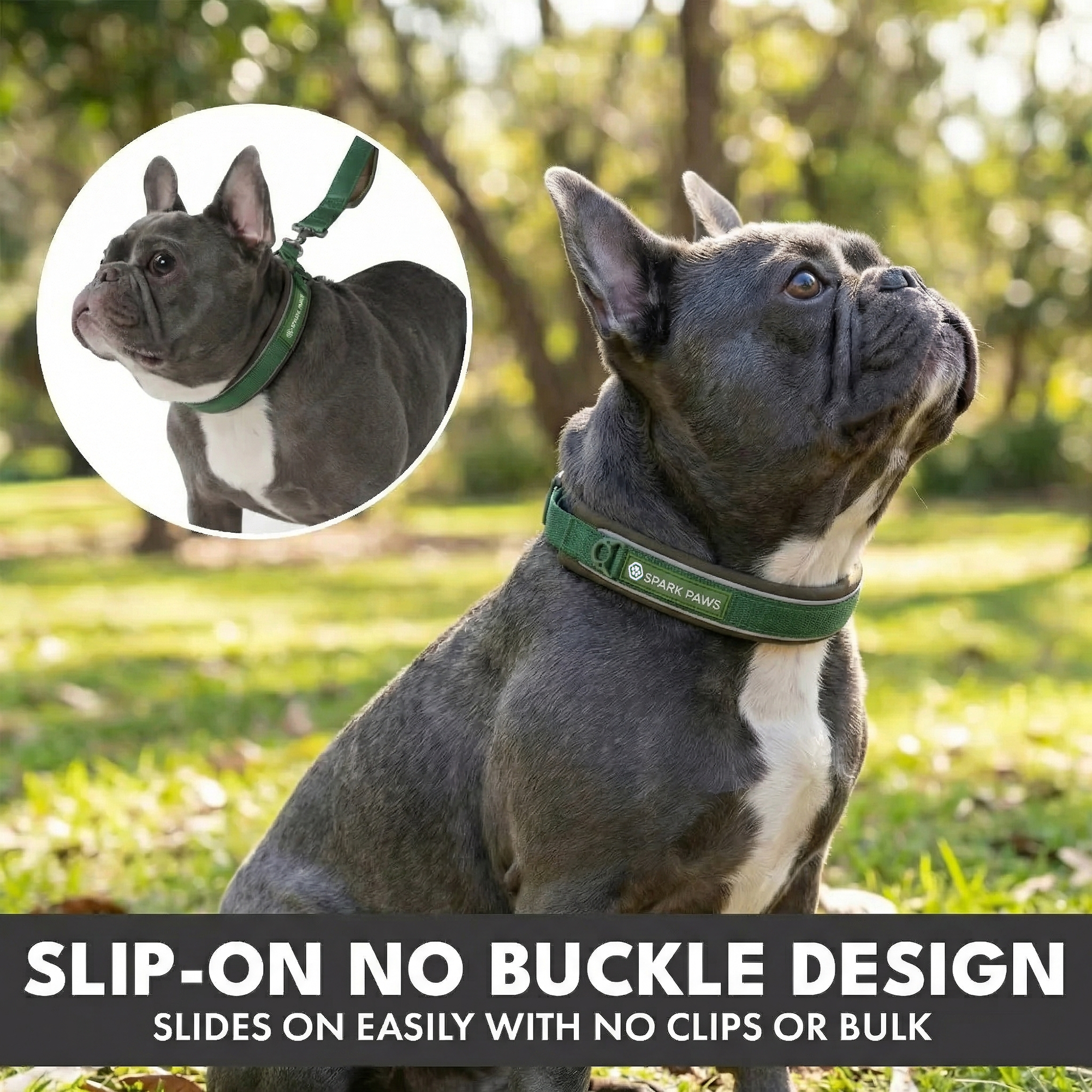 Martingale Collar Set - Army Green - Image 4