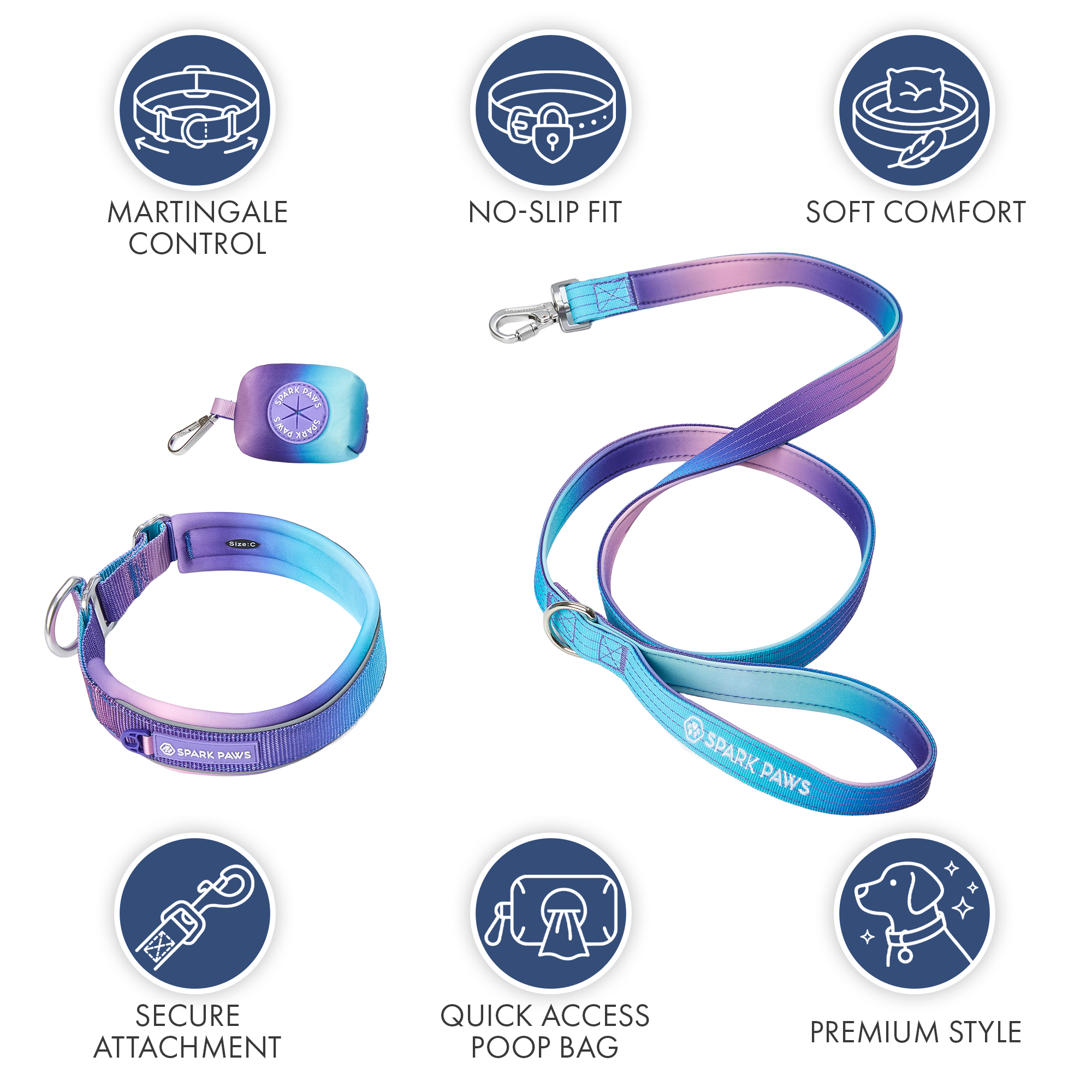 Martingale Collar Set - 90s Retro - Image 8