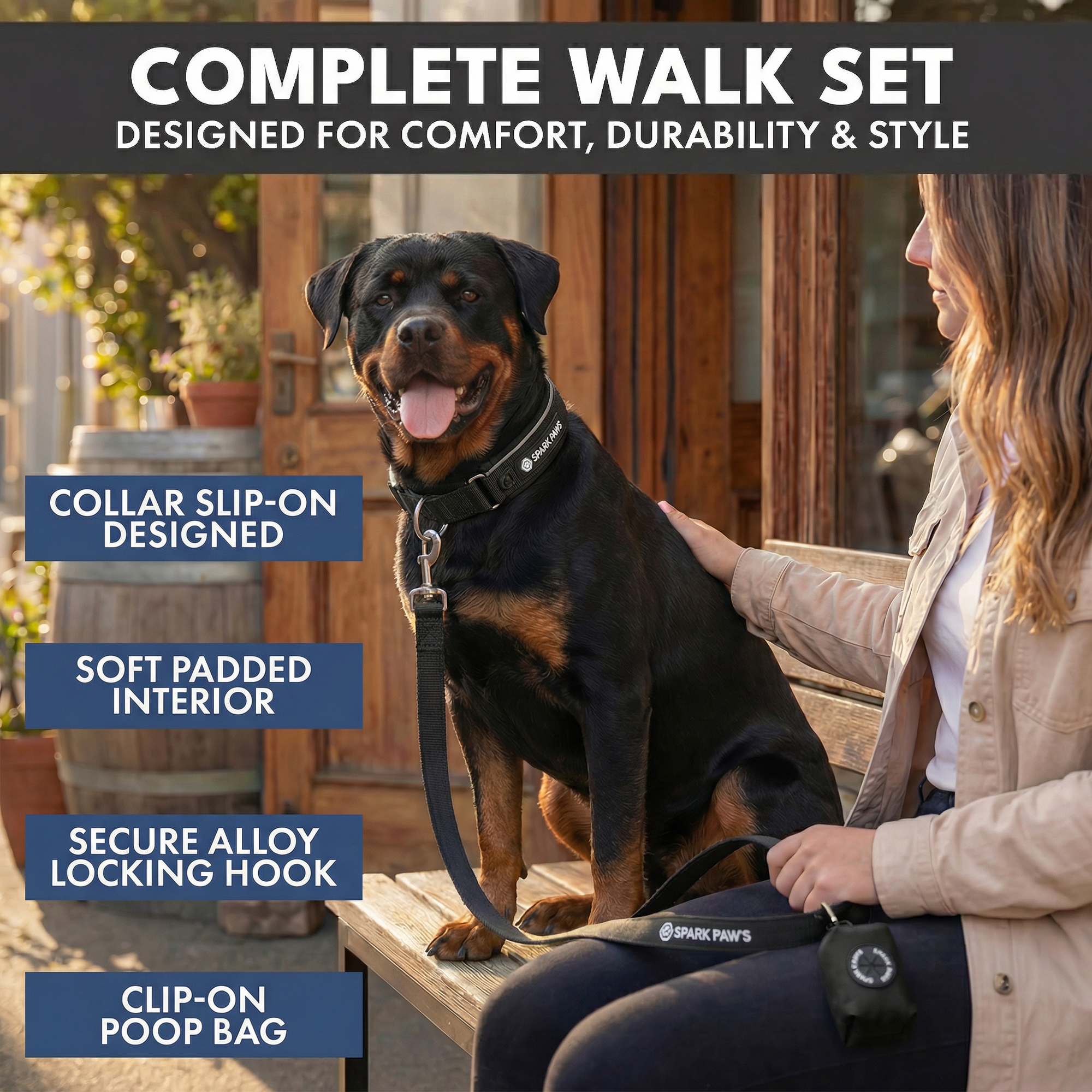 Martingale Collar Set - Black - Image 7