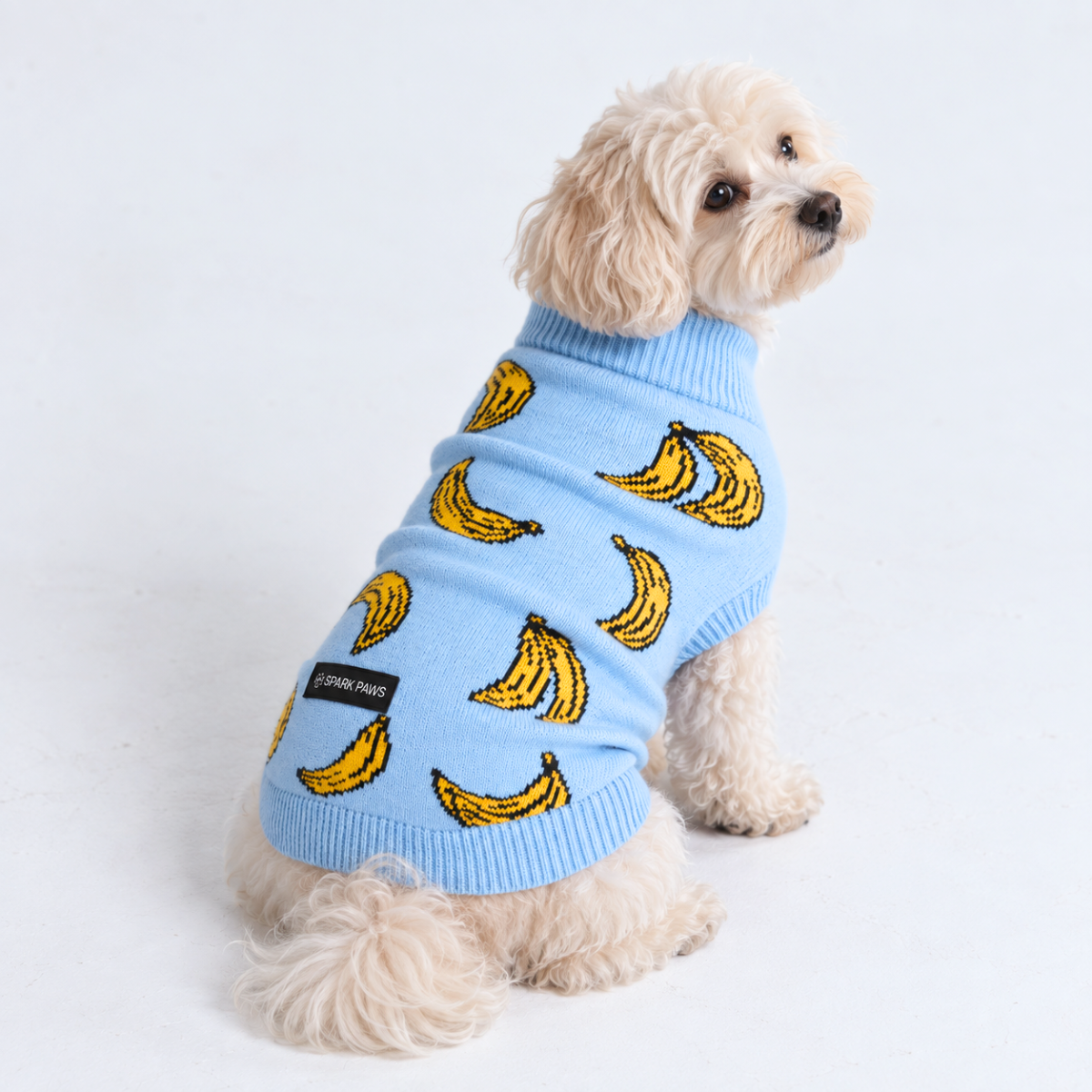 Banana Knit Dog Sweater - Image 3