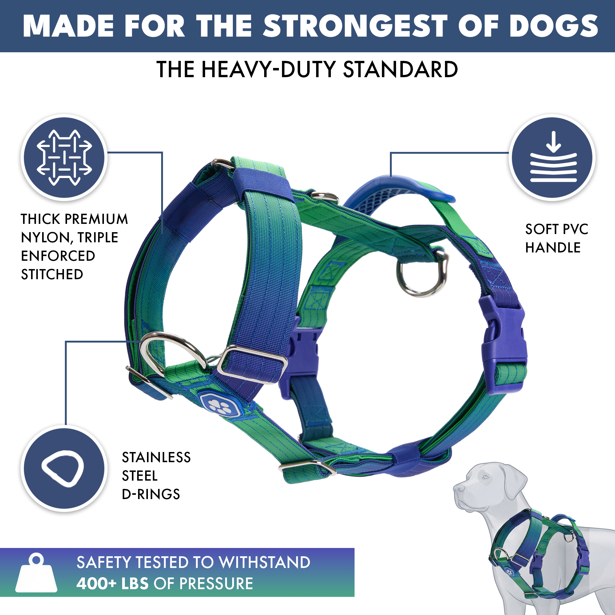 Comfort Control No-Pull Dog Harnesses - Image 18