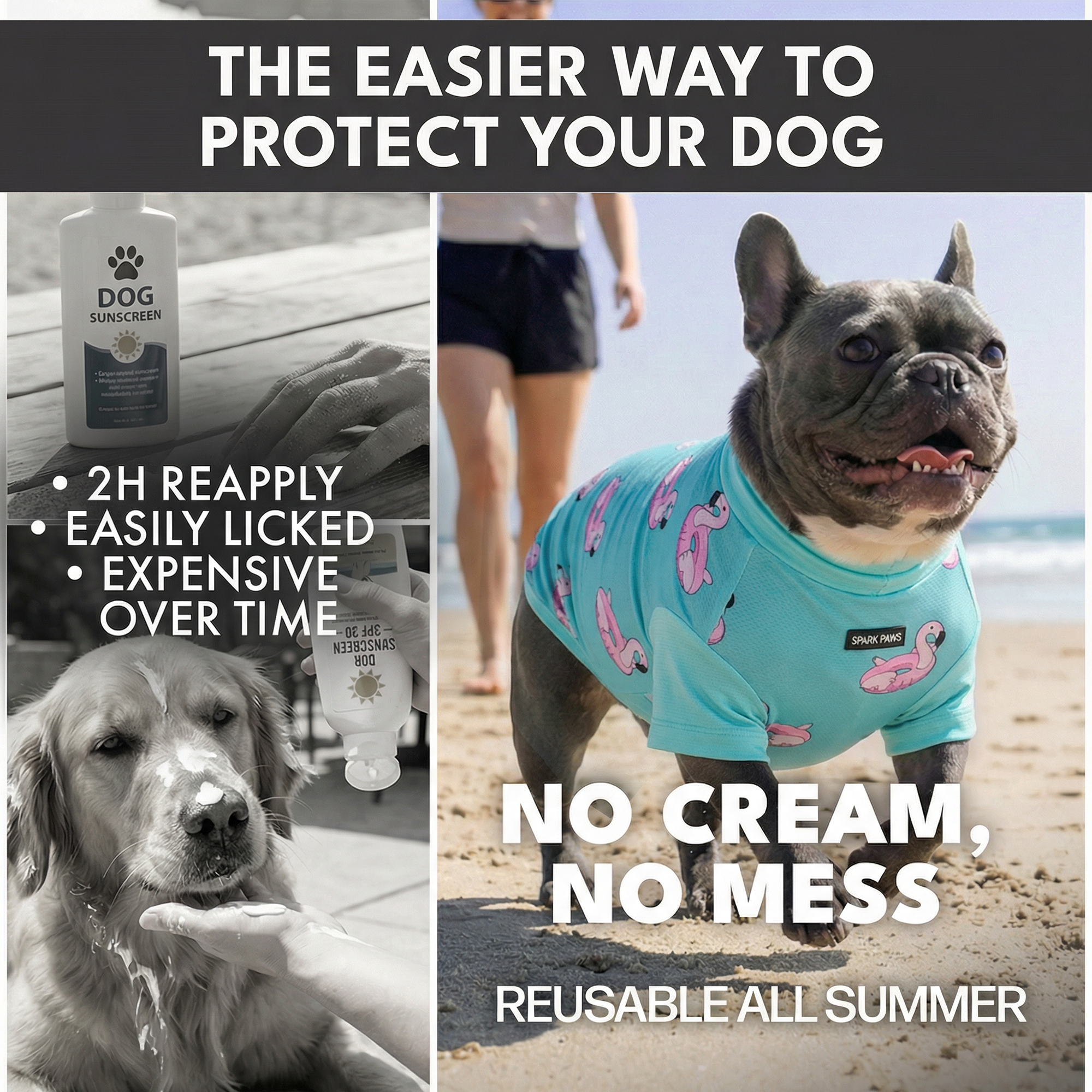 Sunblock Dog T-Shirt (3-pack) - Bees. Flamingo. Berries - Image 9