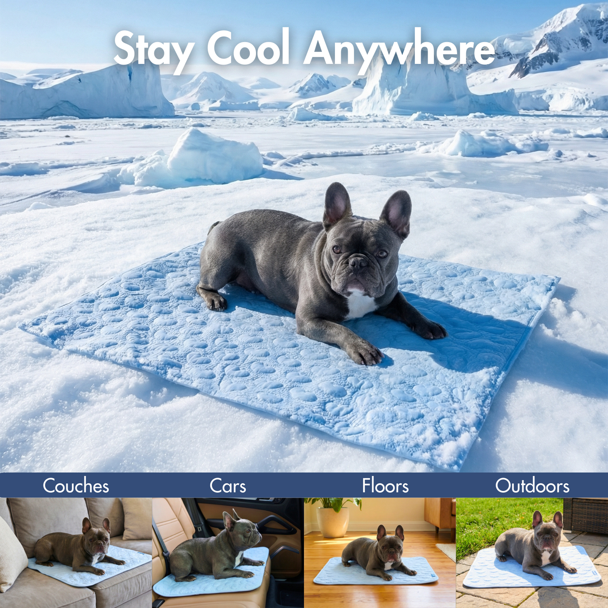 Frostcore™ Cooling Mat - Hearts Blue - Image 10