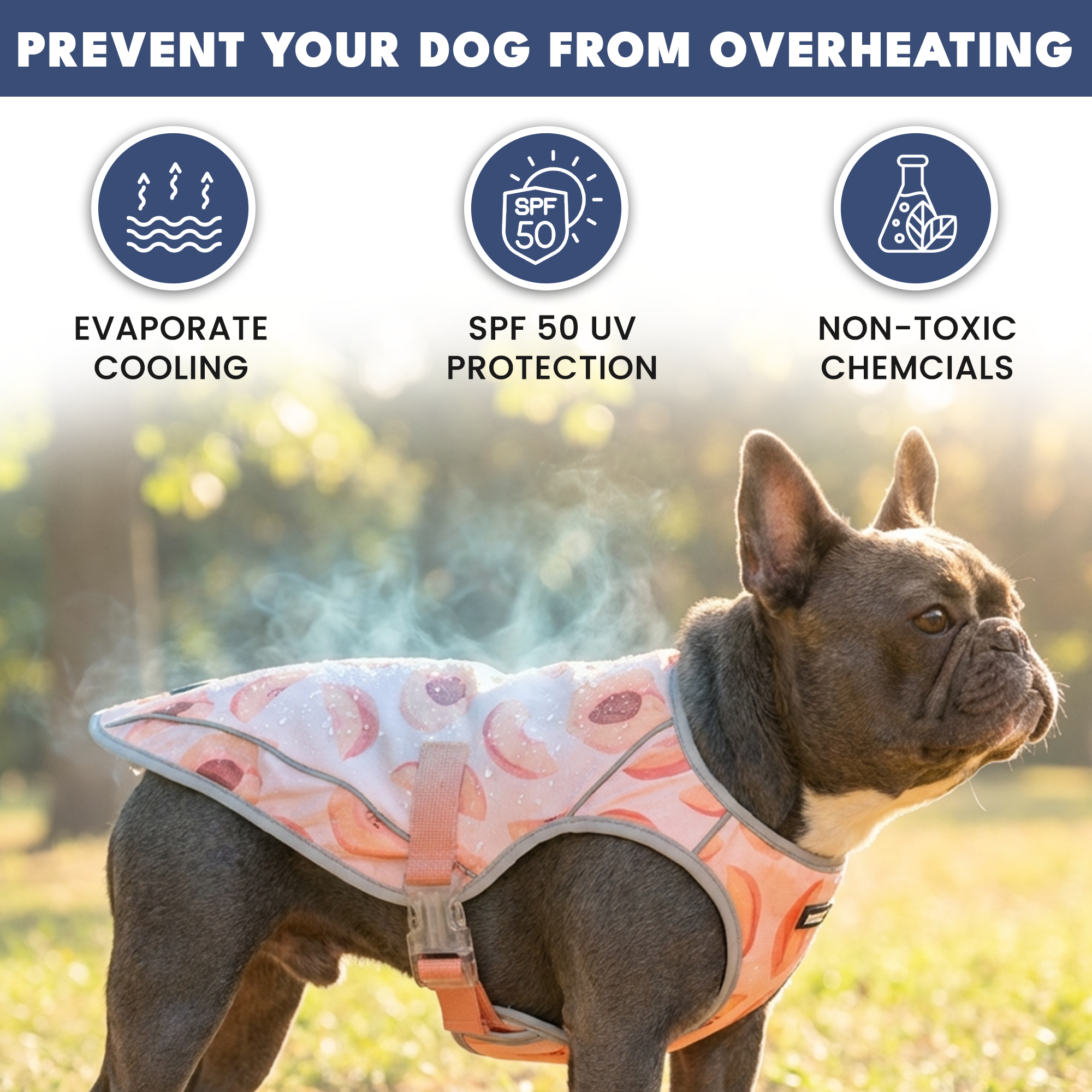 Dog Cooling Vest - Peaches - Image 5