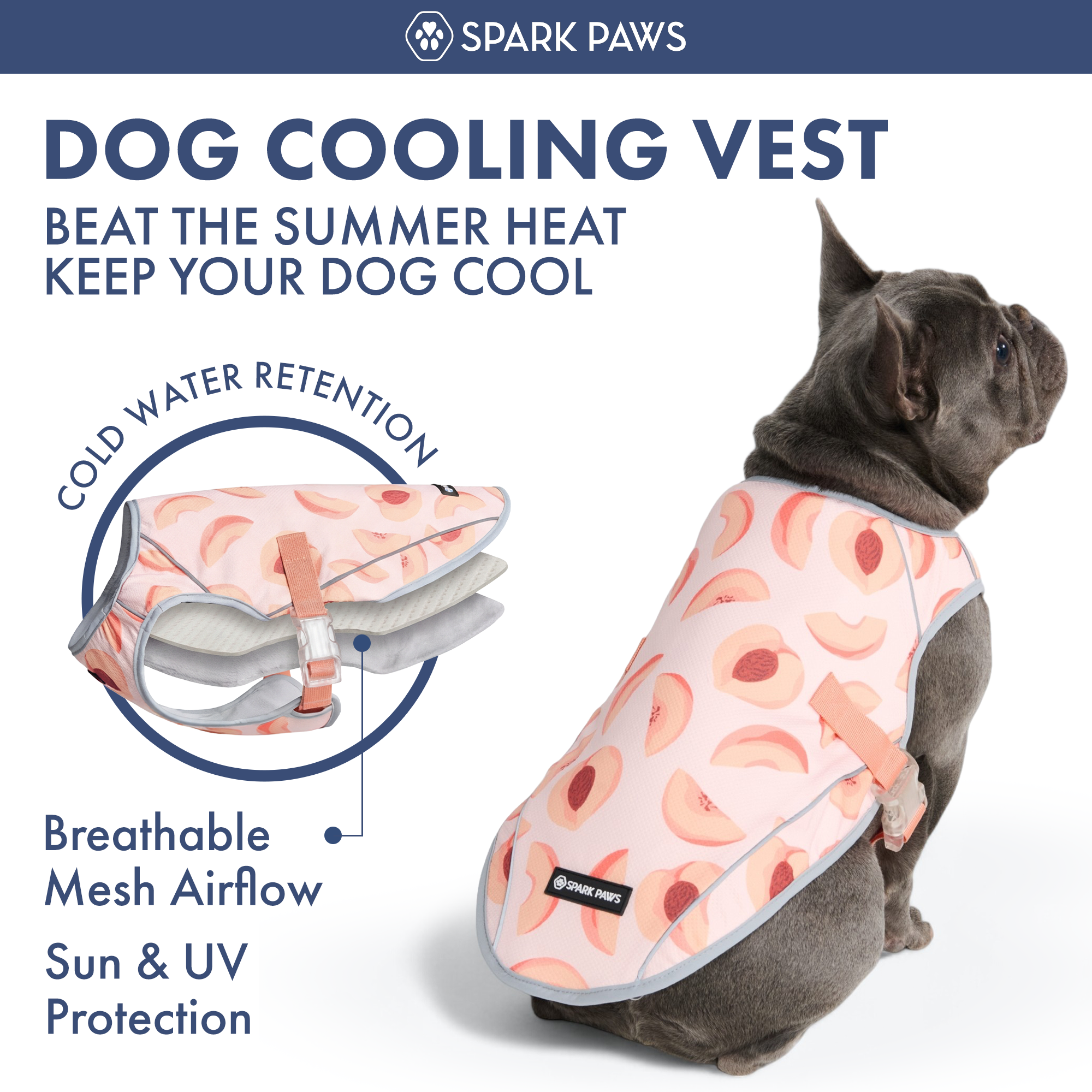 Dog Cooling Vest - Peaches - Image 10