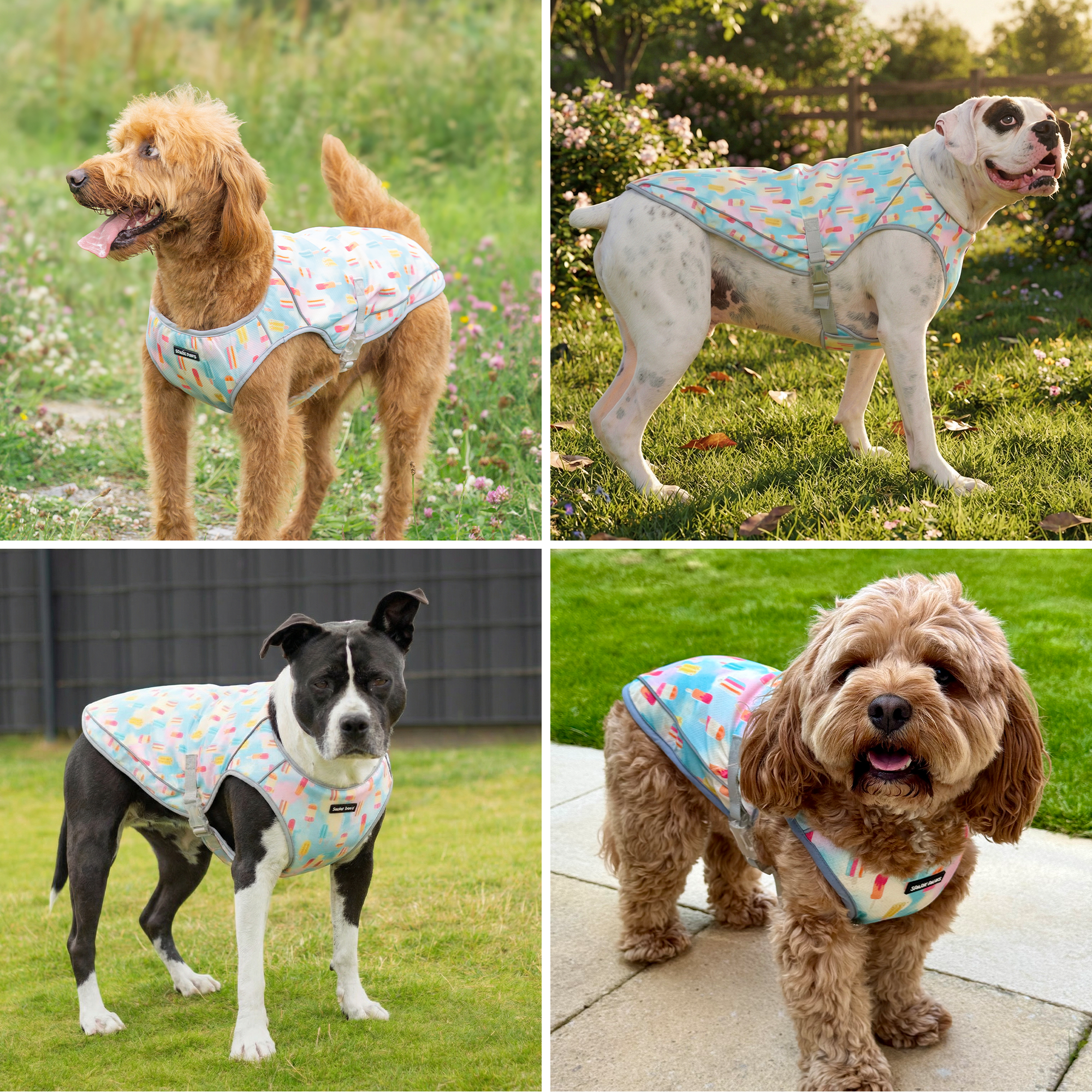 Dog Cooling Vest - Popsicles - Image 9