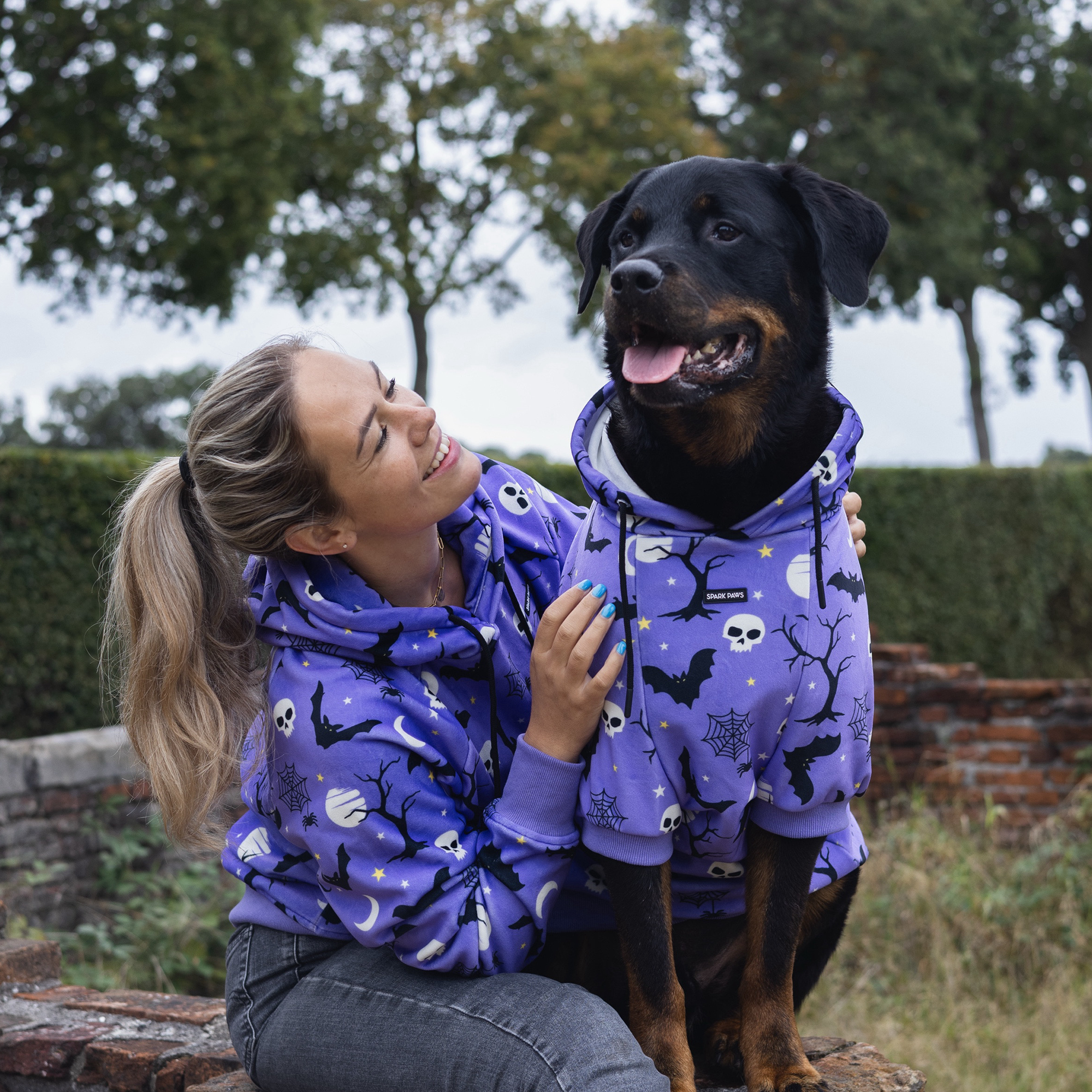 Halloween Dog Hoodie - Purple - Image 13