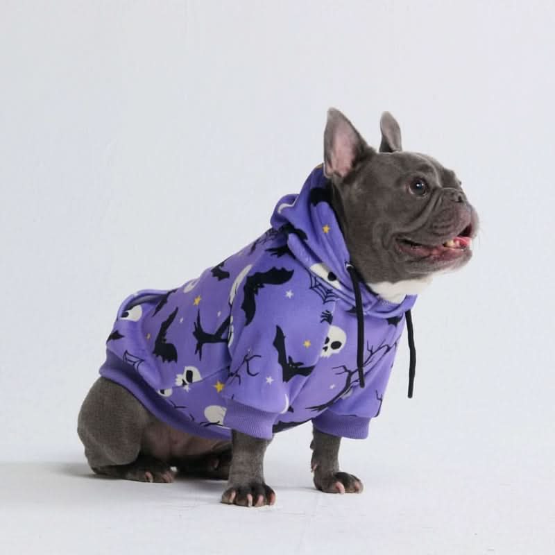 Halloween Dog Hoodie - Purple - Image 11