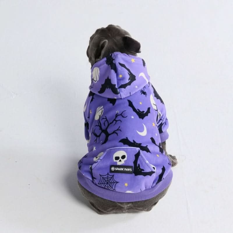 Halloween Dog Hoodie - Purple - Image 10