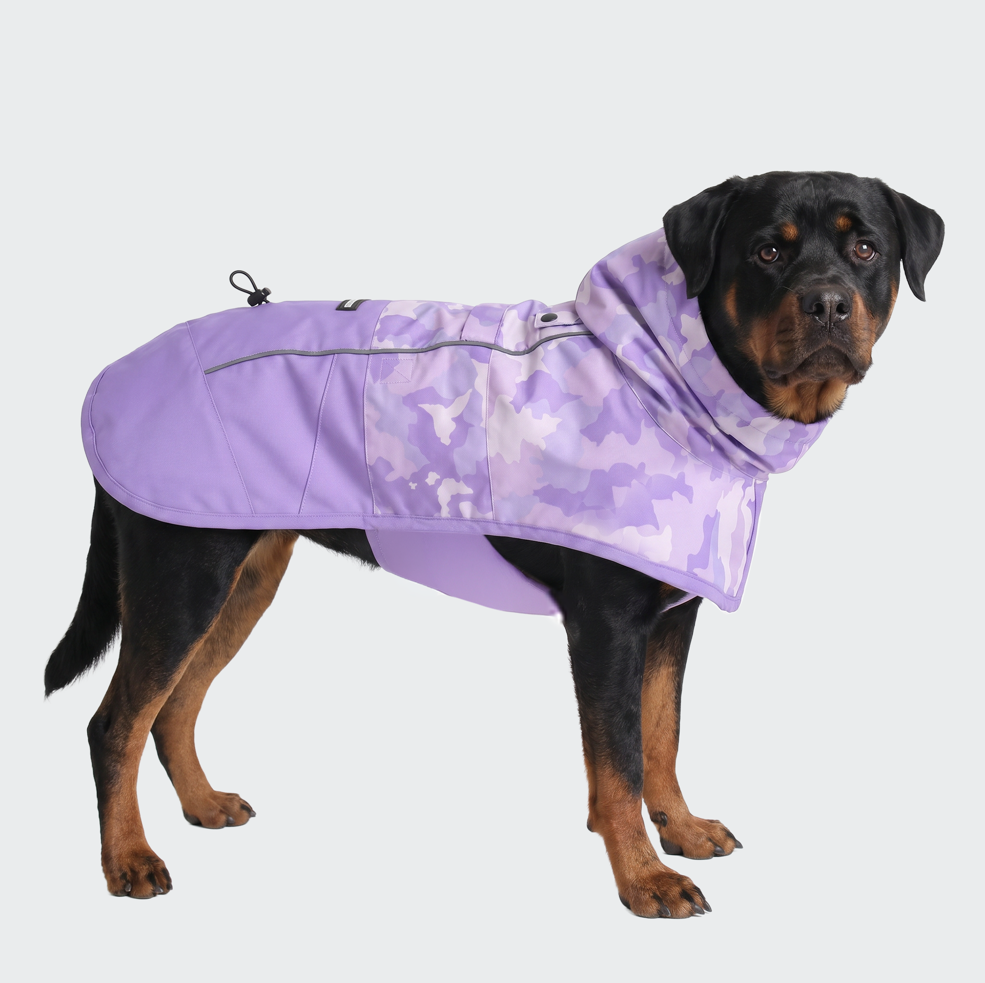 Breatheshield™ Dog Raincoat - Camo Purple - Image 5