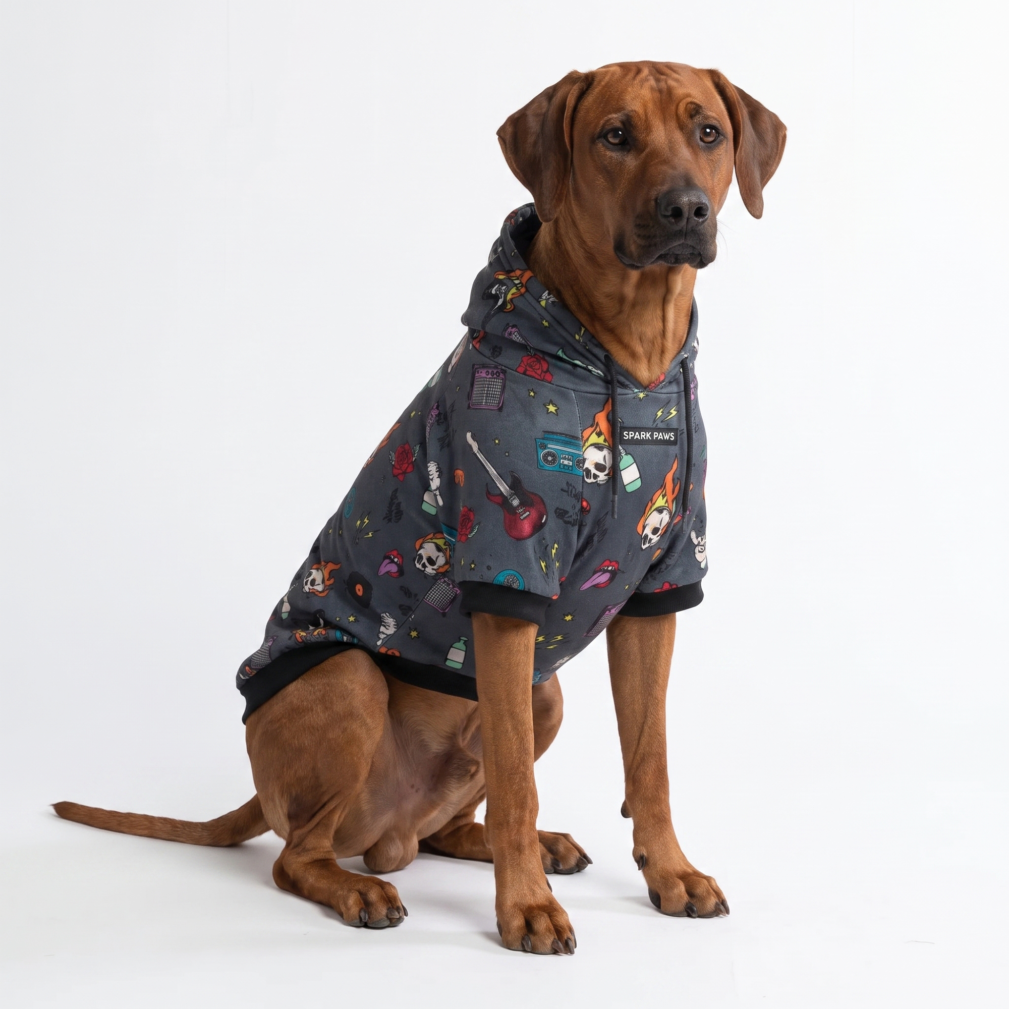 Rock and Roll Dog Hoodie - Image 8