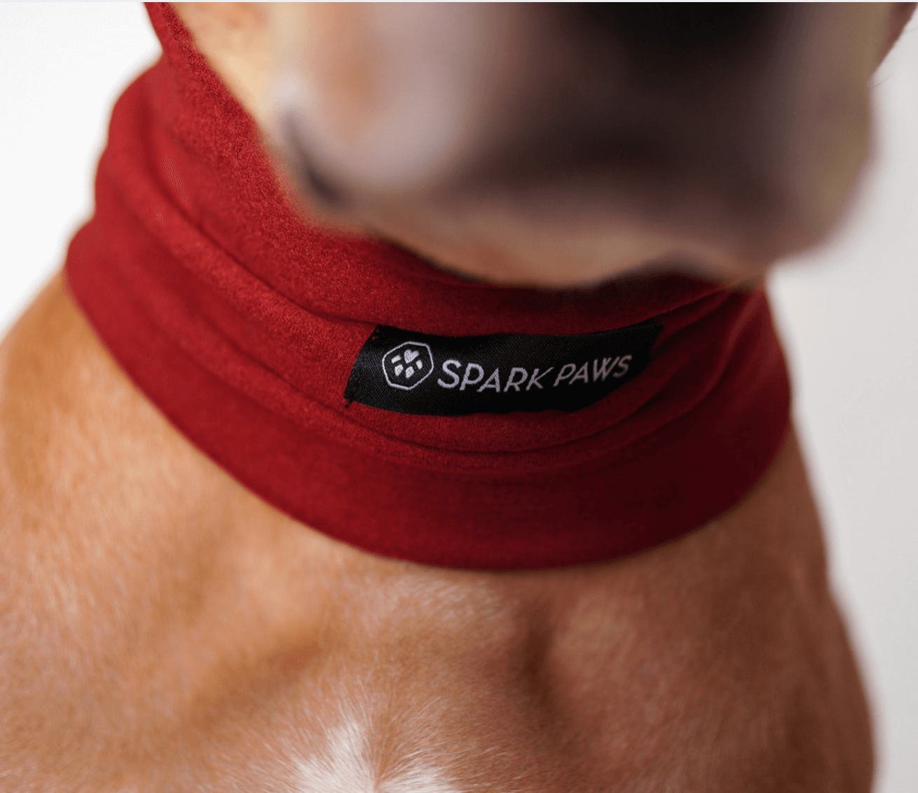 Anxiety Calming Dog Earmuff Protector - Red - Image 4