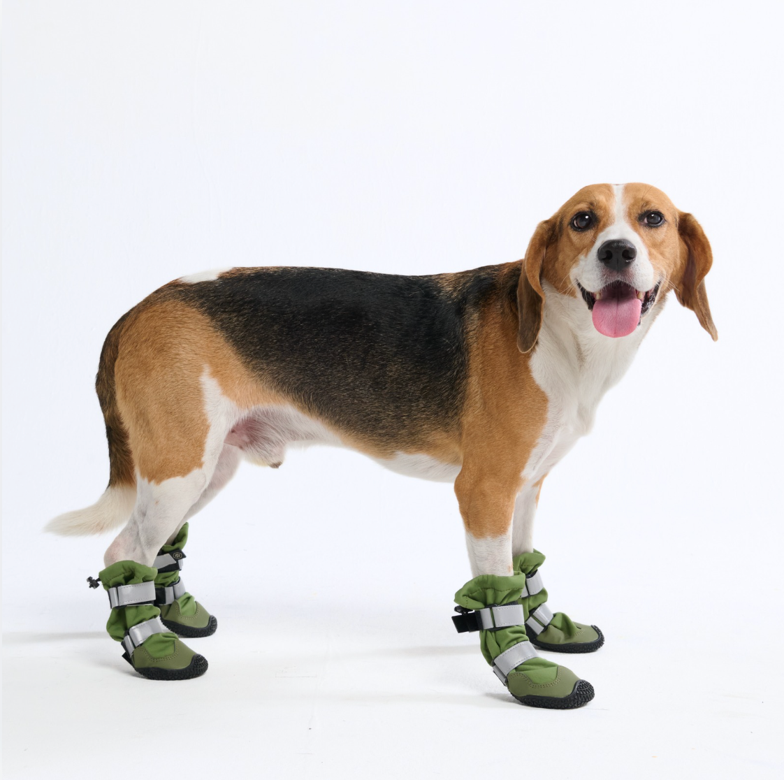 Dog Rainboots. Waterproof Dog Shoes - Green - Image 3