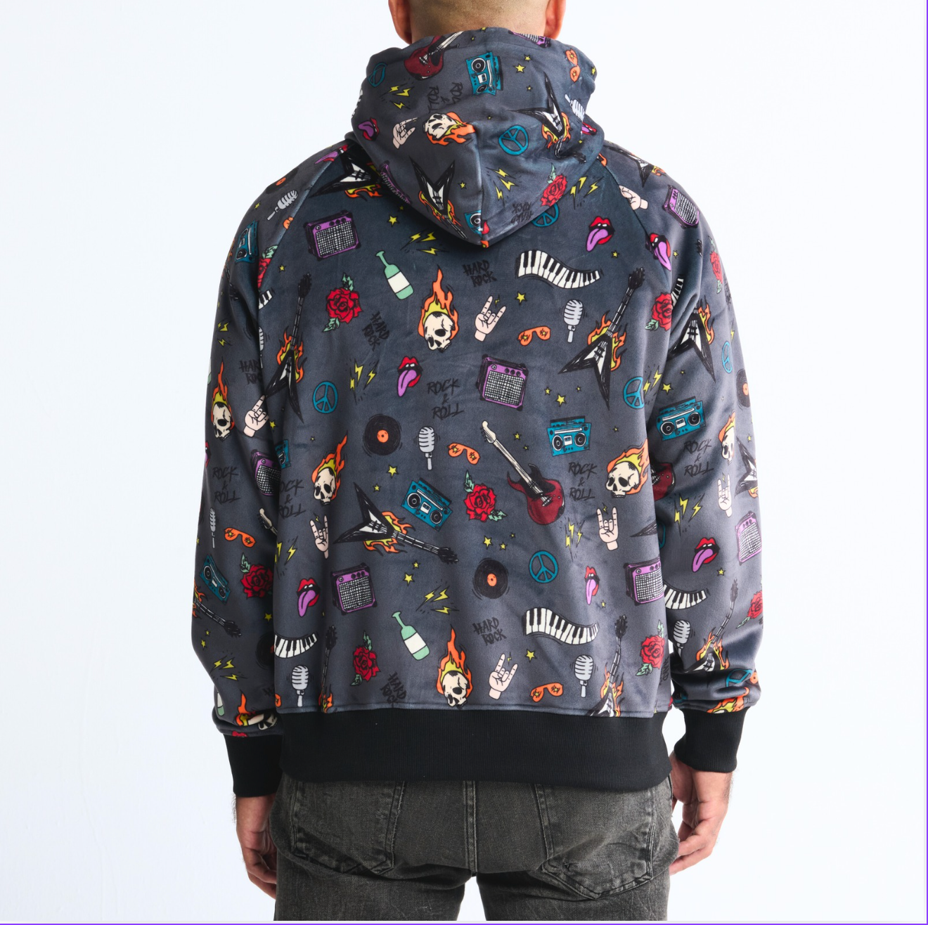 Rock and Roll Human Hoodie - Image 3
