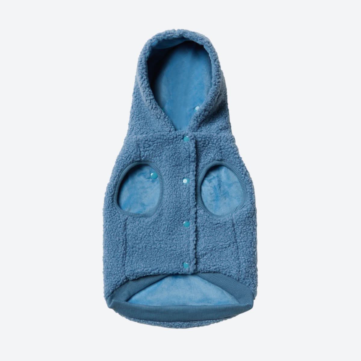 Teddy Sherpa Dog Jacket - Blue - Image 2