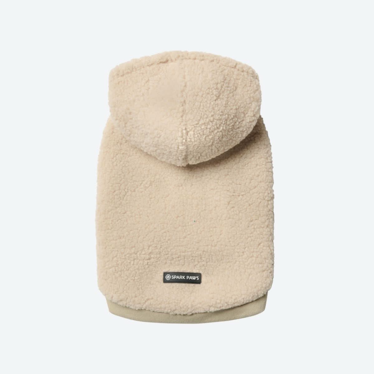 Teddy Sherpa Dog Jacket - Beige - Image 4