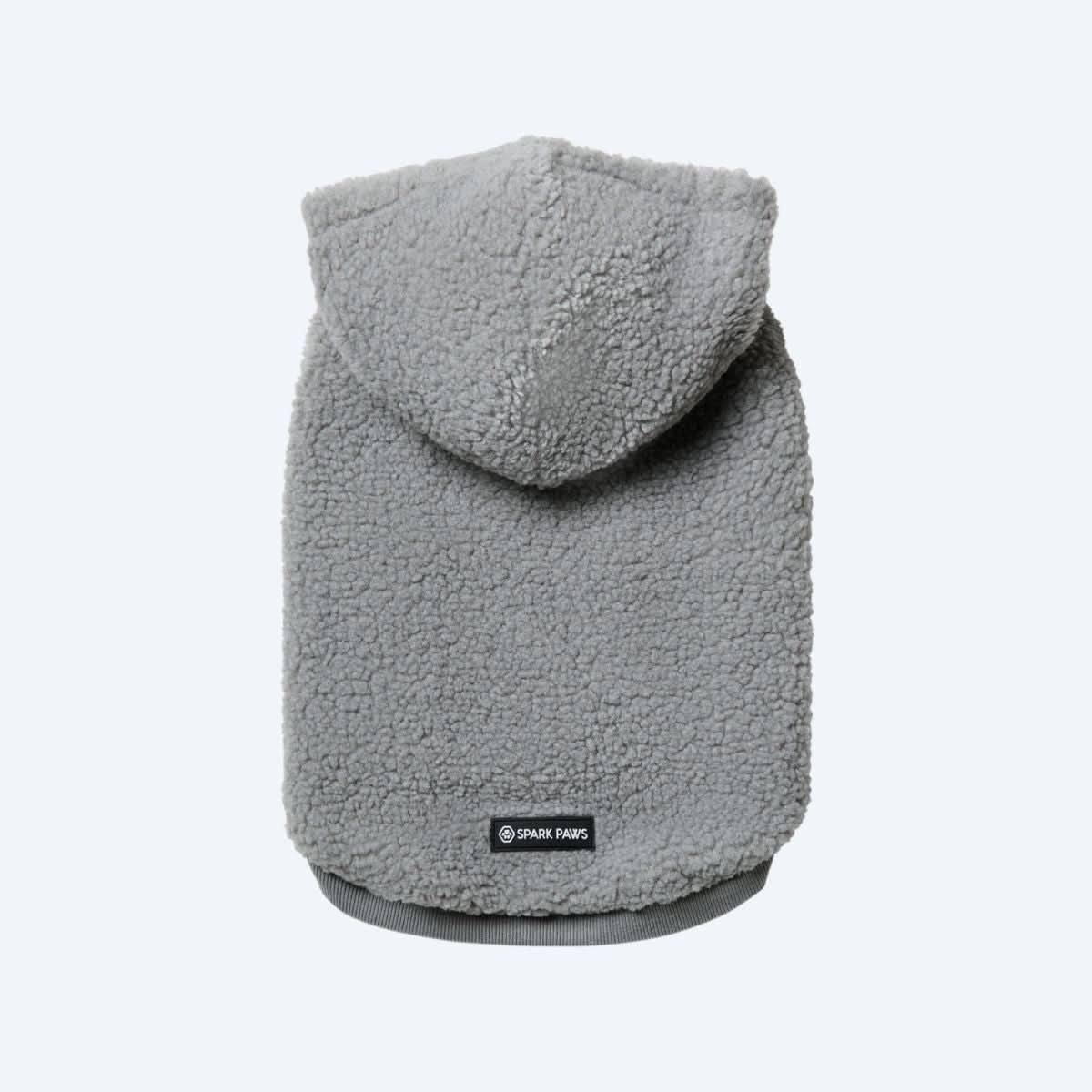 Teddy Sherpa Dog Jacket - Silver Gray - Image 10