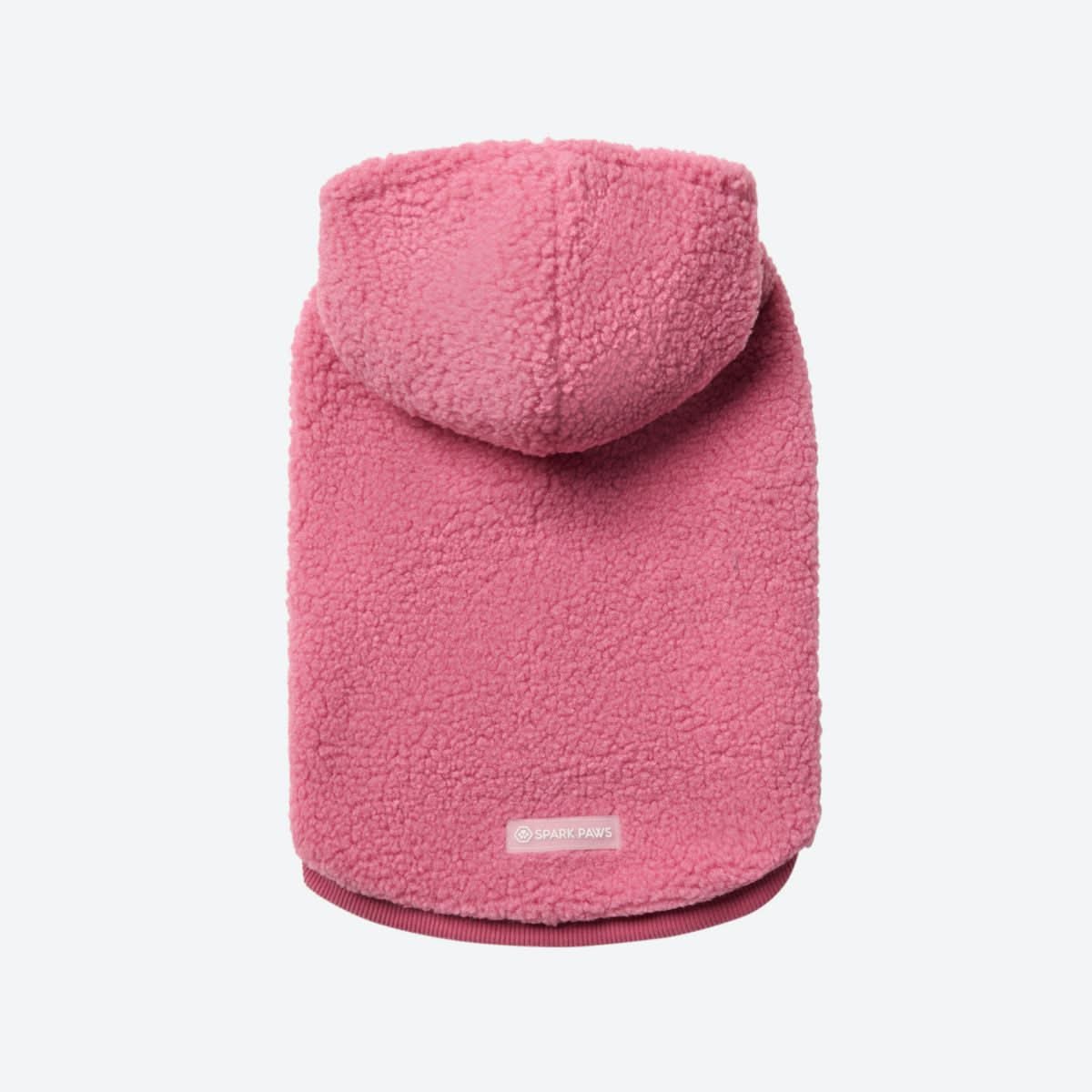 Teddy Sherpa Dog Jacket - Dark Pink - Image 5