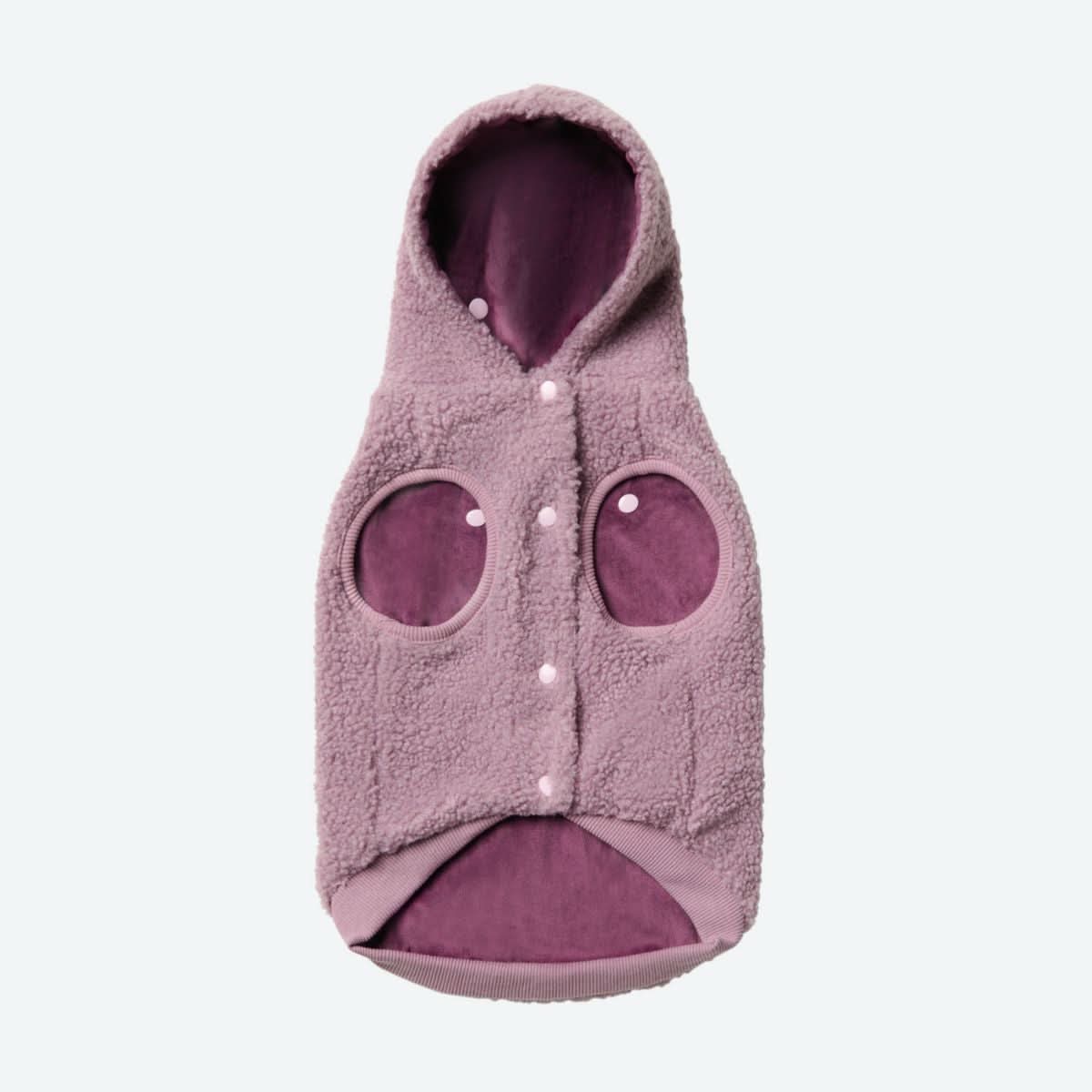 Teddy Sherpa Dog Jacket - Taupe - Image 8