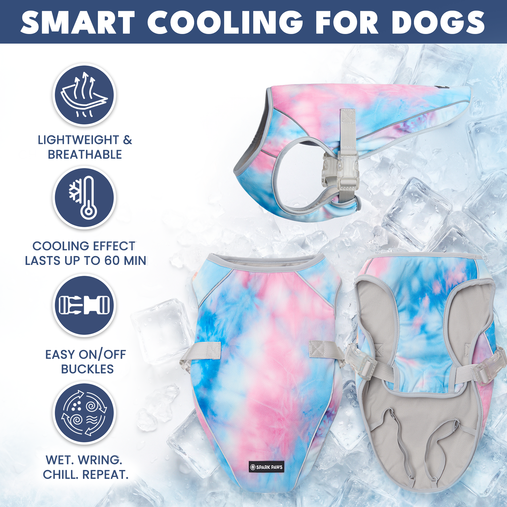 Dog Cooling Vest - Snow Cone - Image 7