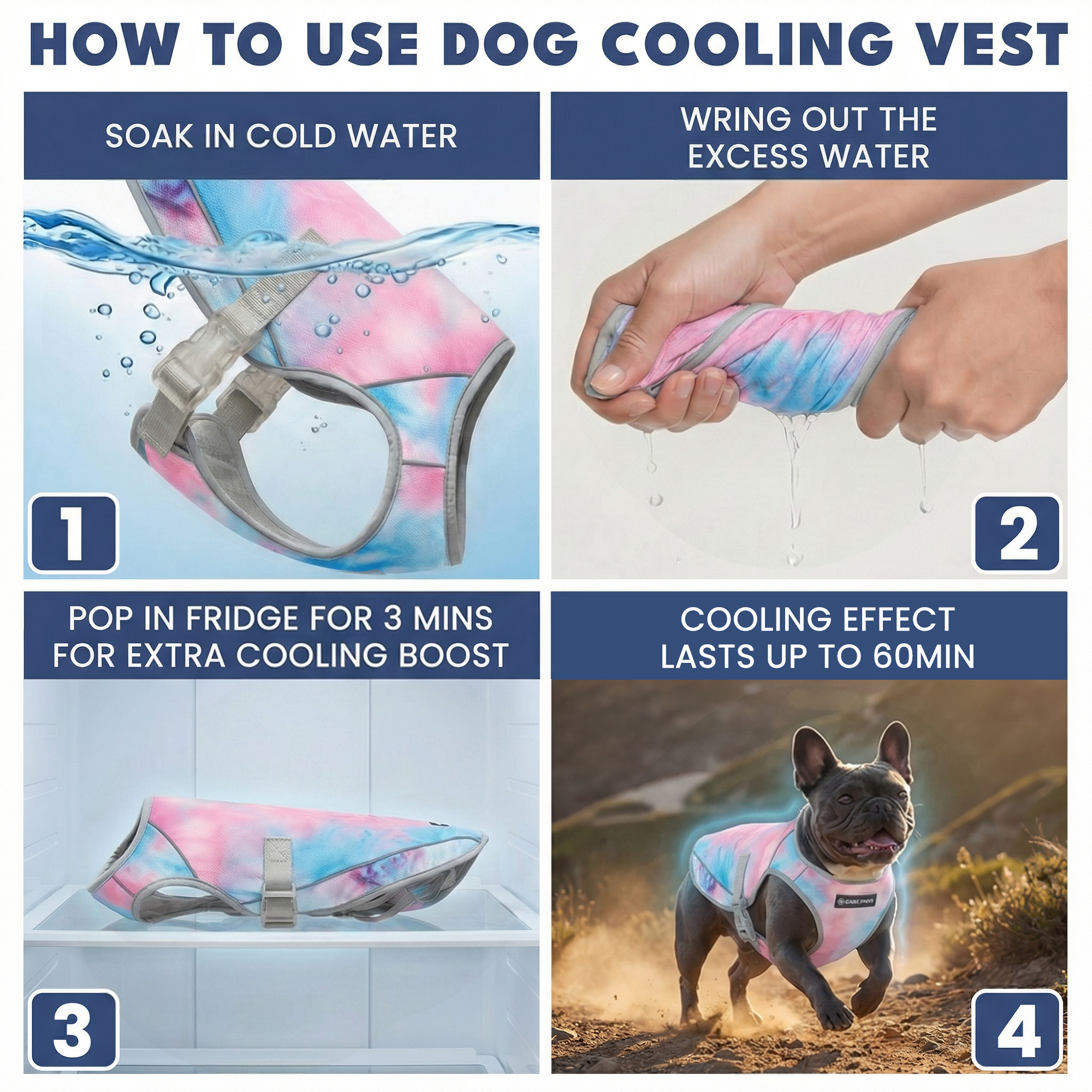Dog Cooling Vest - Snow Cone - Image 6