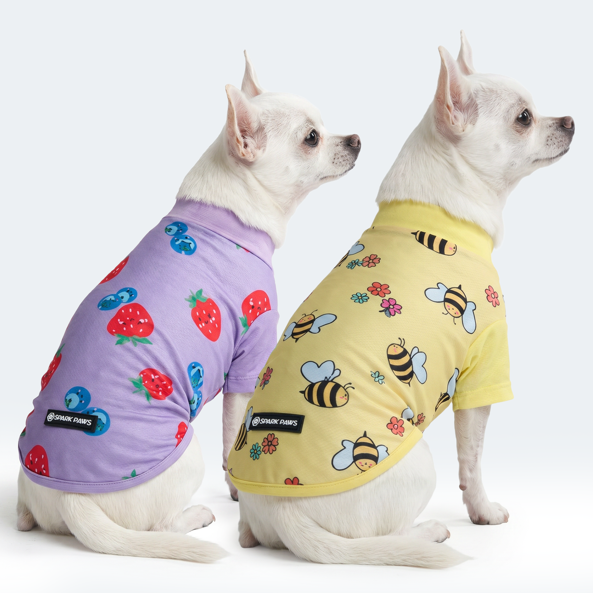 Sunblock Dog T-Shirt (2-pack) - Bees Berries