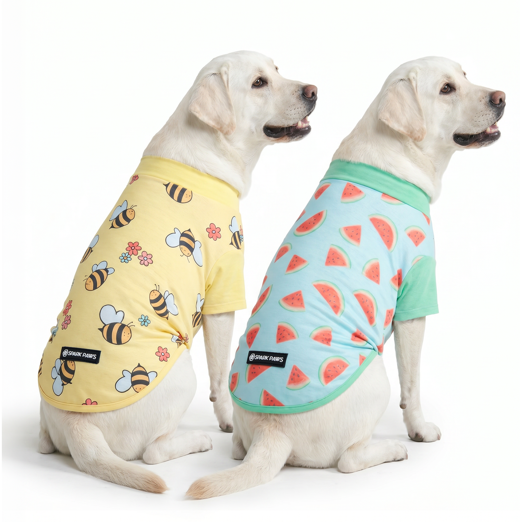 Sunblock Dog T-Shirt (2-pack) - Bees Watermelon - Image 3