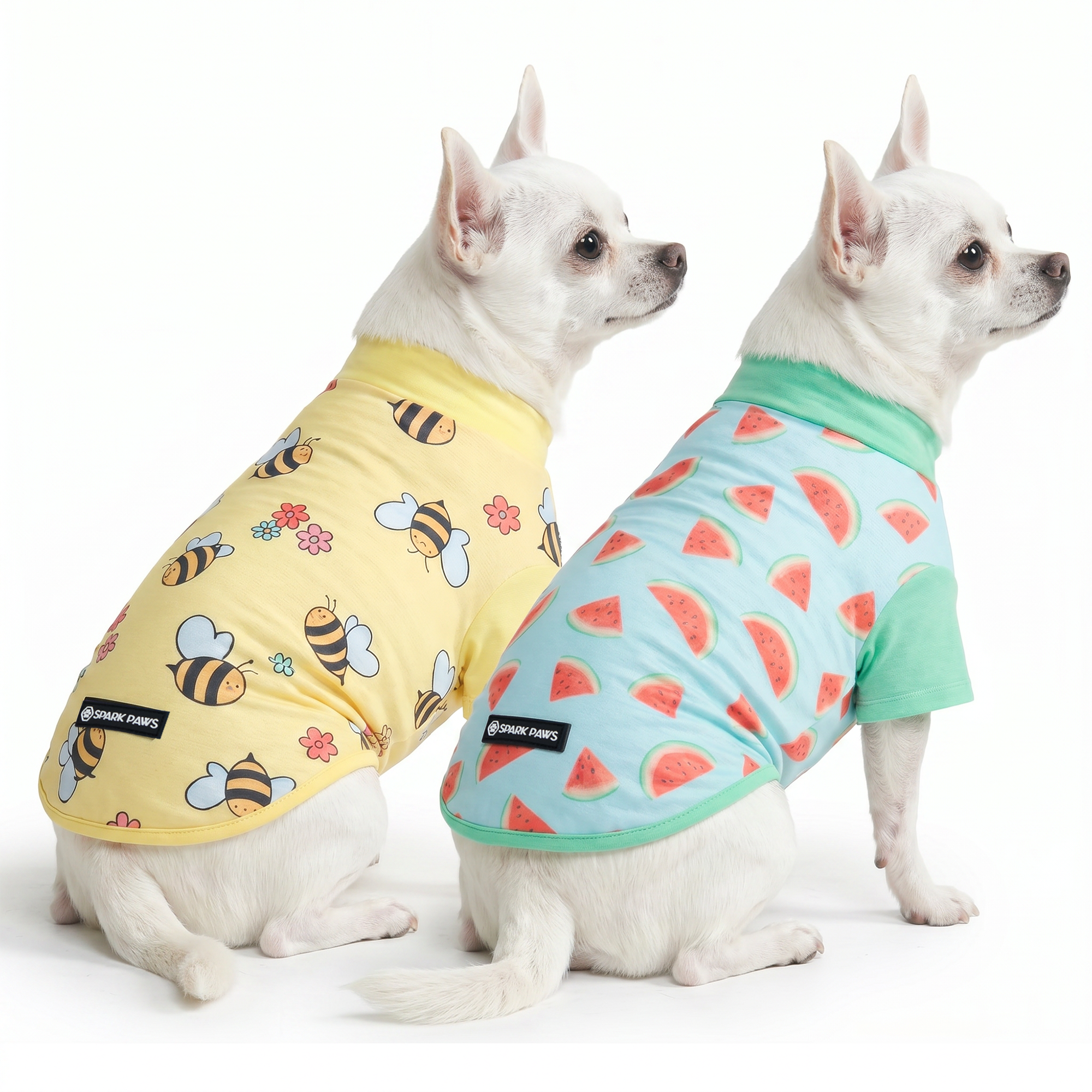 Sunblock Dog T-Shirt (2-pack) - Bees Watermelon - Image 2