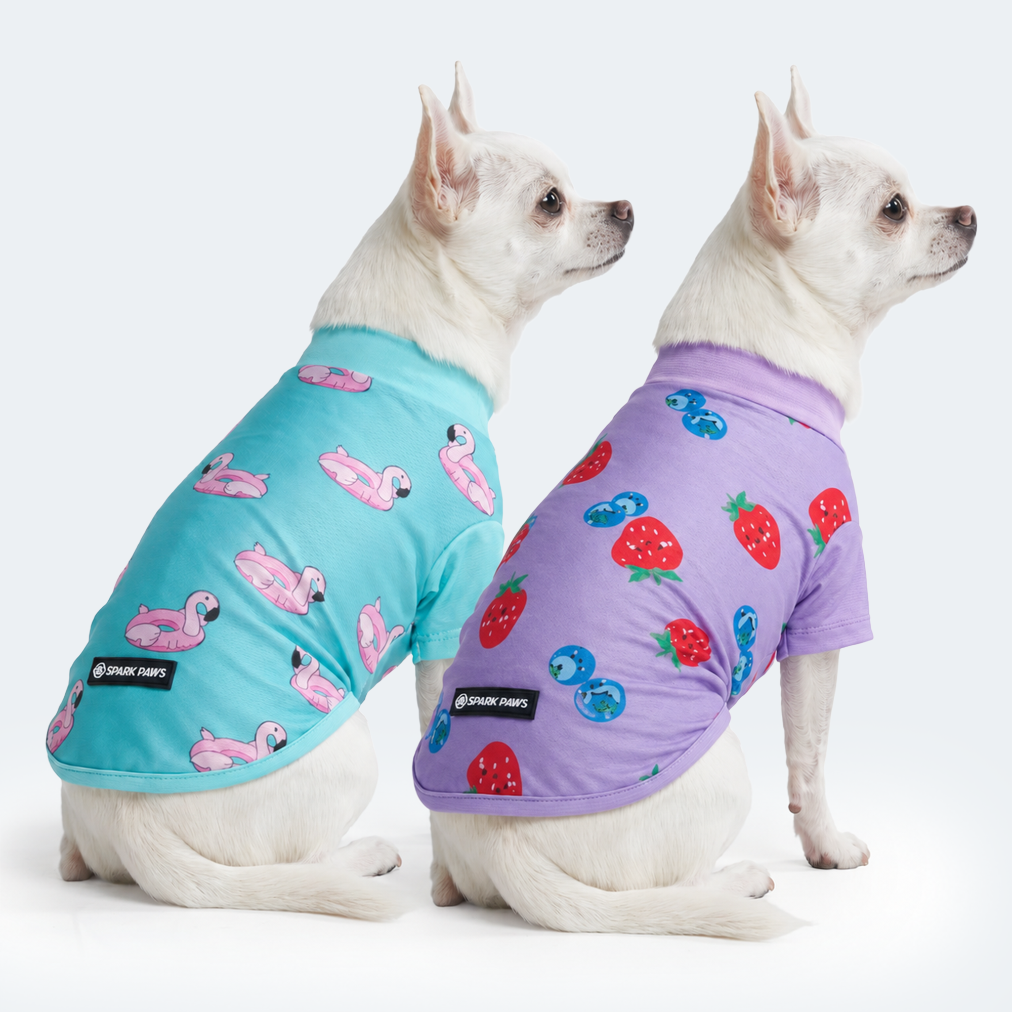 Sunblock Dog T-Shirt (2-pack) - Berries Flamingo - Image 2