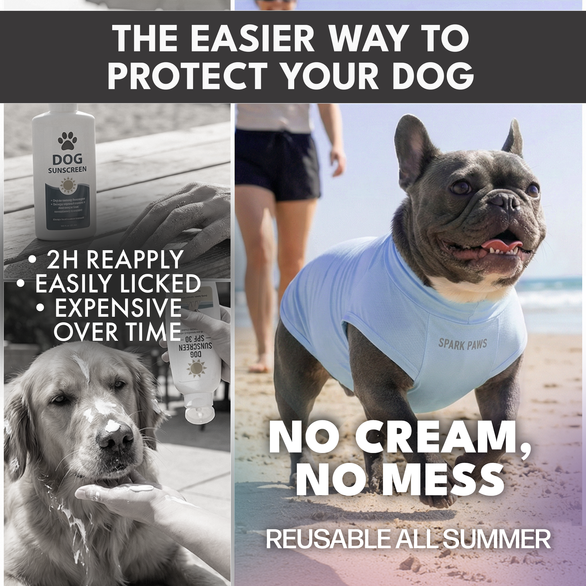 Sunblock Dog T-Shirt (2-pack) - Blue Mint - Image 7