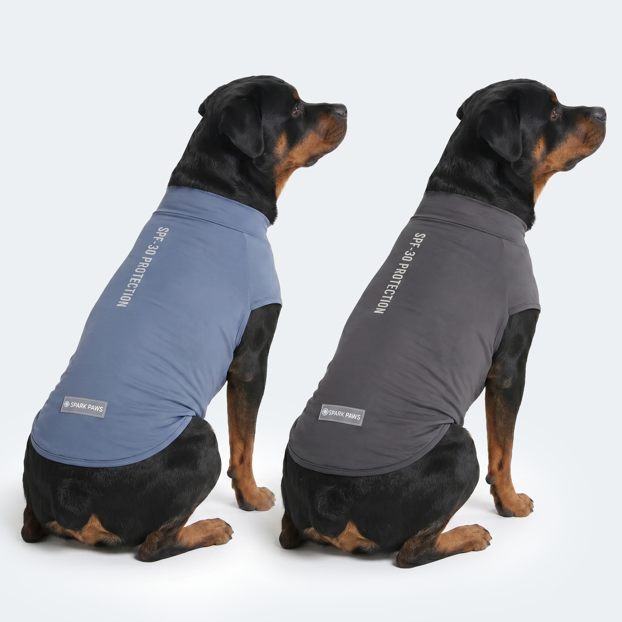Sunblock Dog T-Shirt (2-pack) - Dark Grey Navy Blue - Image 4