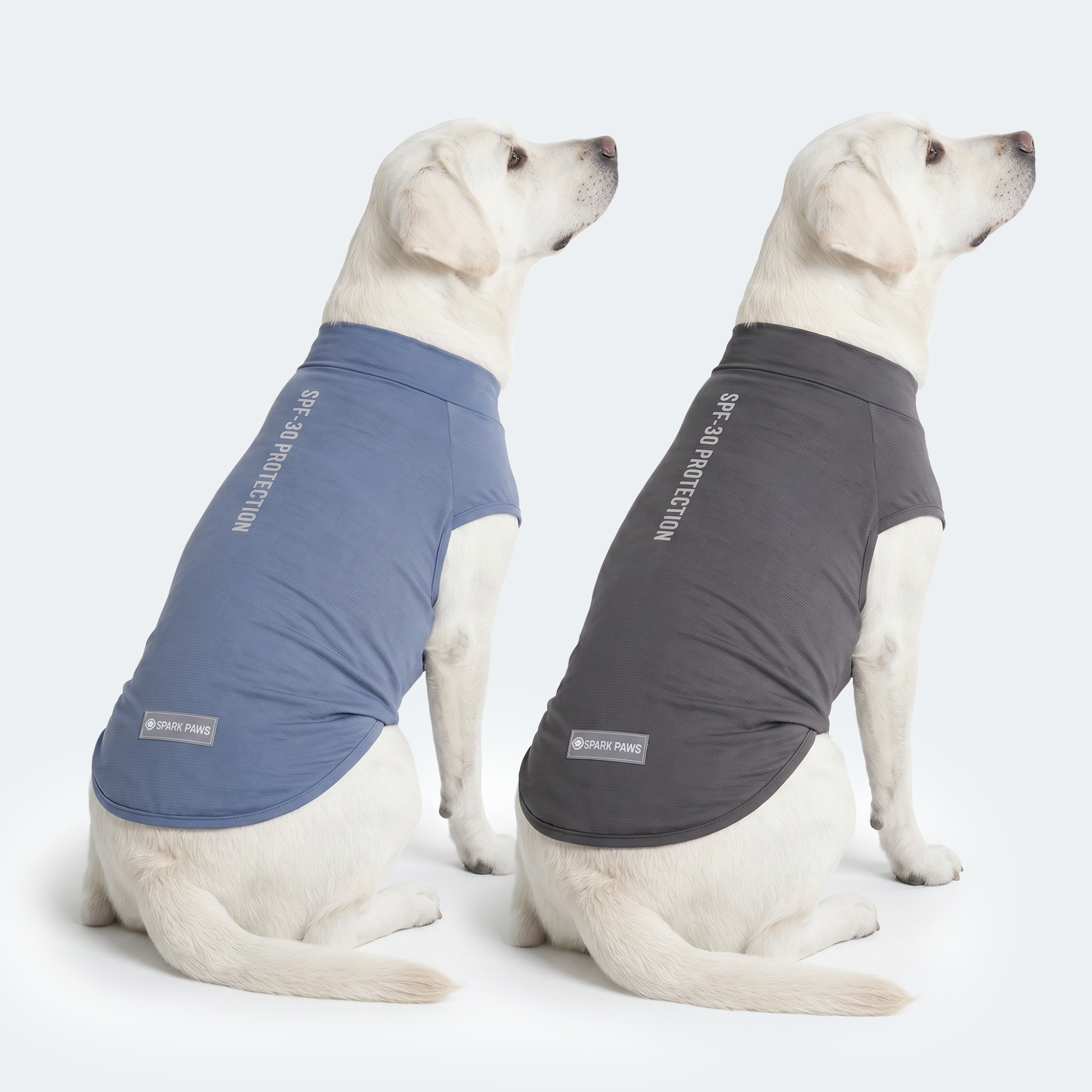Sunblock Dog T-Shirt (2-pack) - Dark Grey Navy Blue