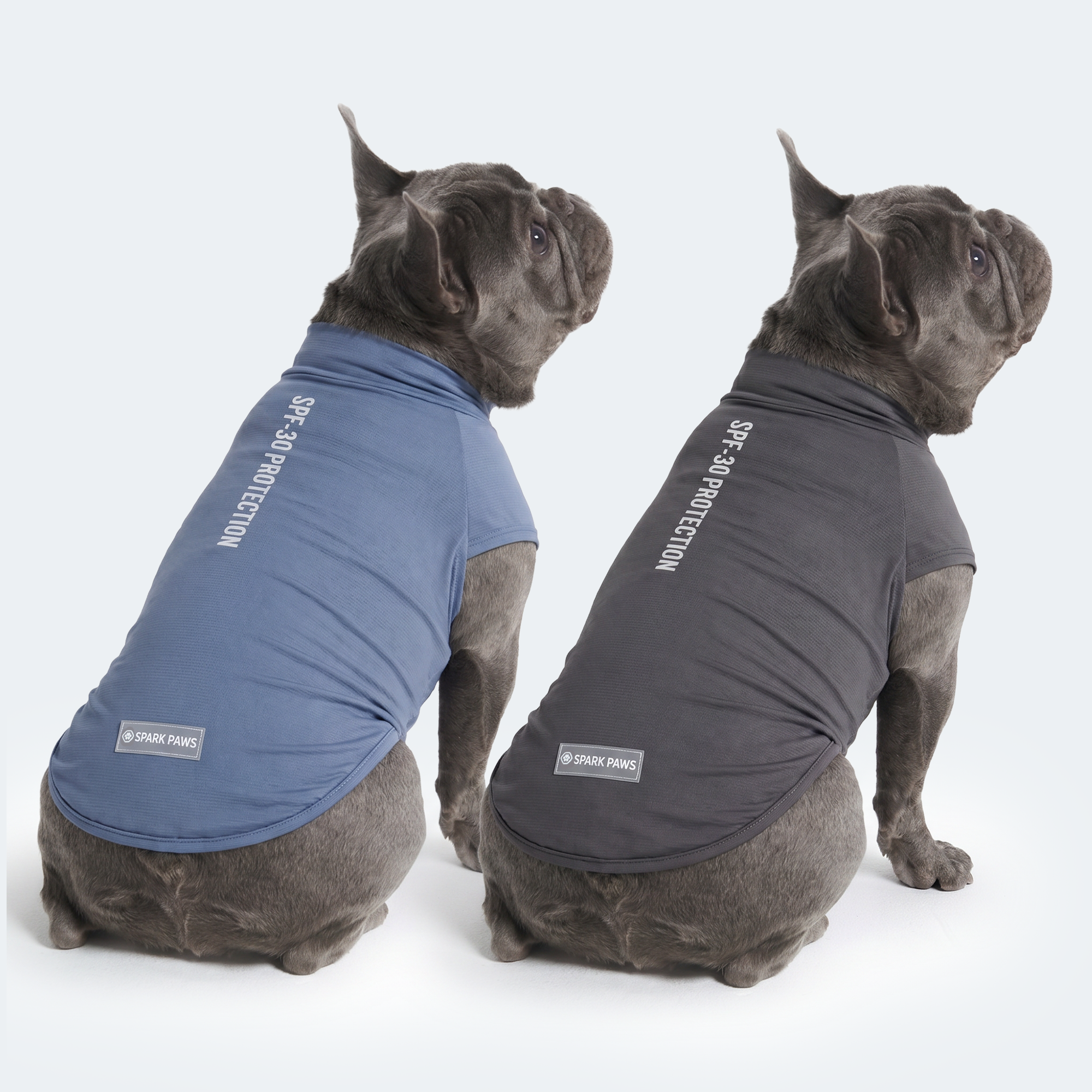Sunblock Dog T-Shirt (2-pack) - Dark Grey Navy Blue - Image 2