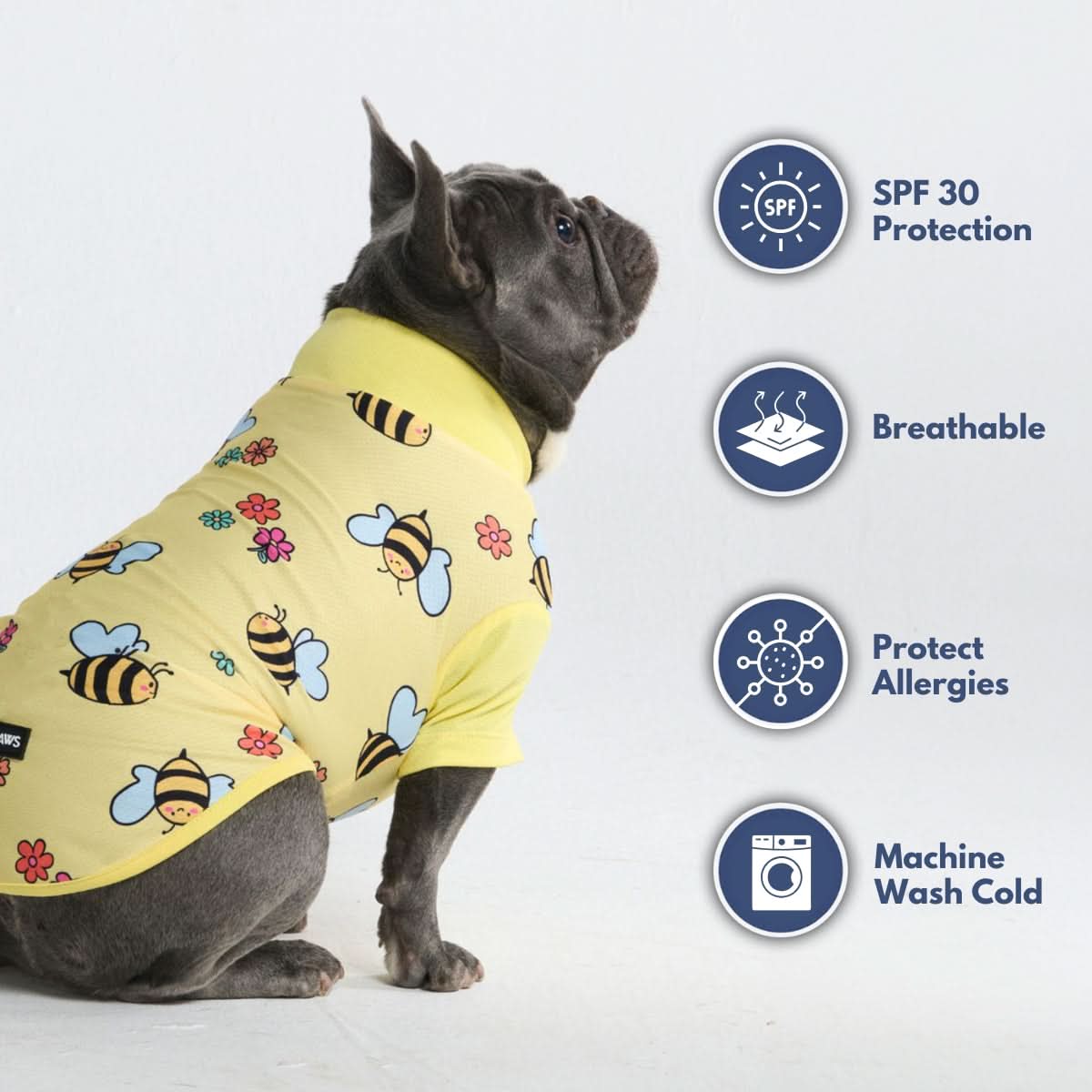 Sunblock Dog T-Shirt - Bees - Image 7