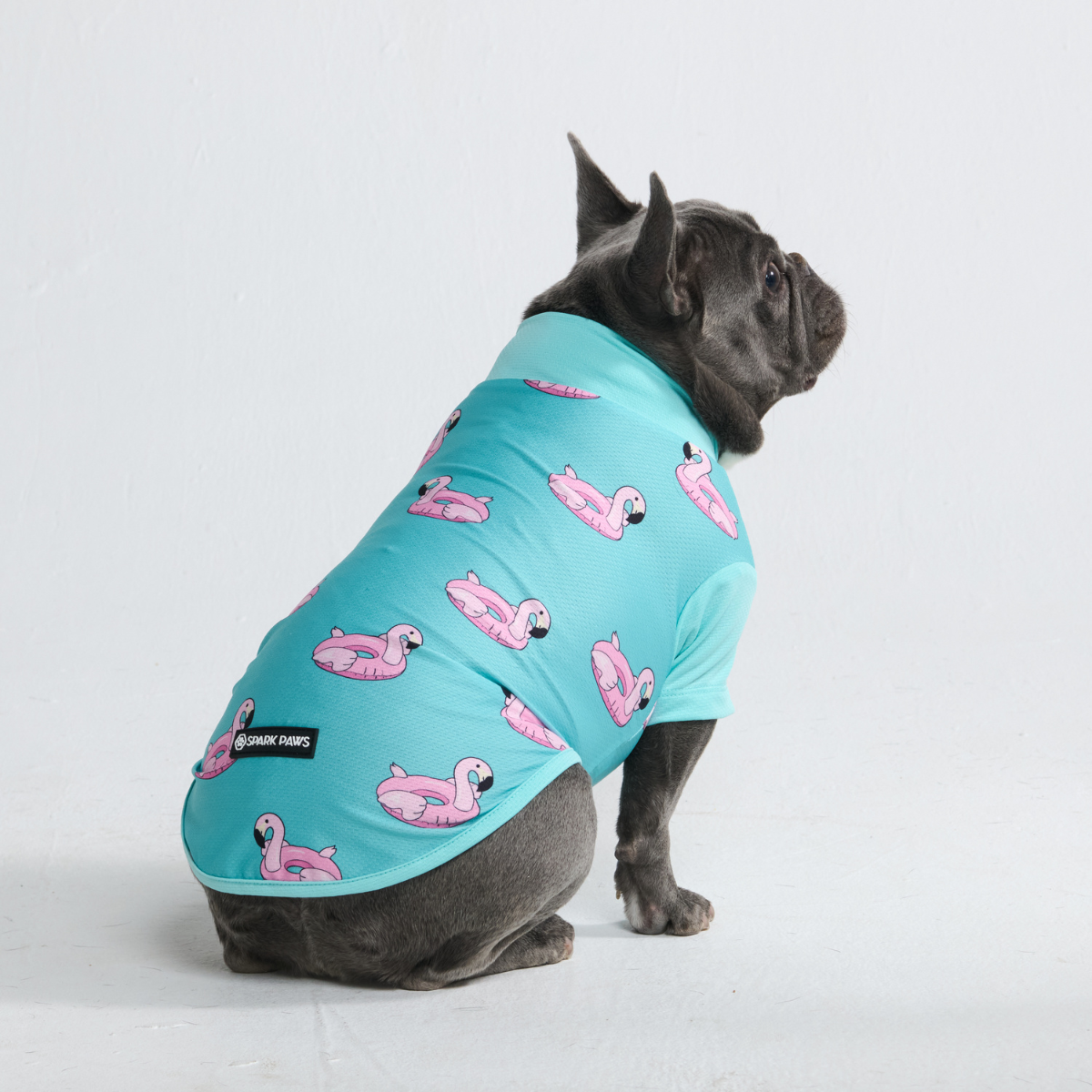 Sunblock Dog T-Shirt - Flamingo - Image 2